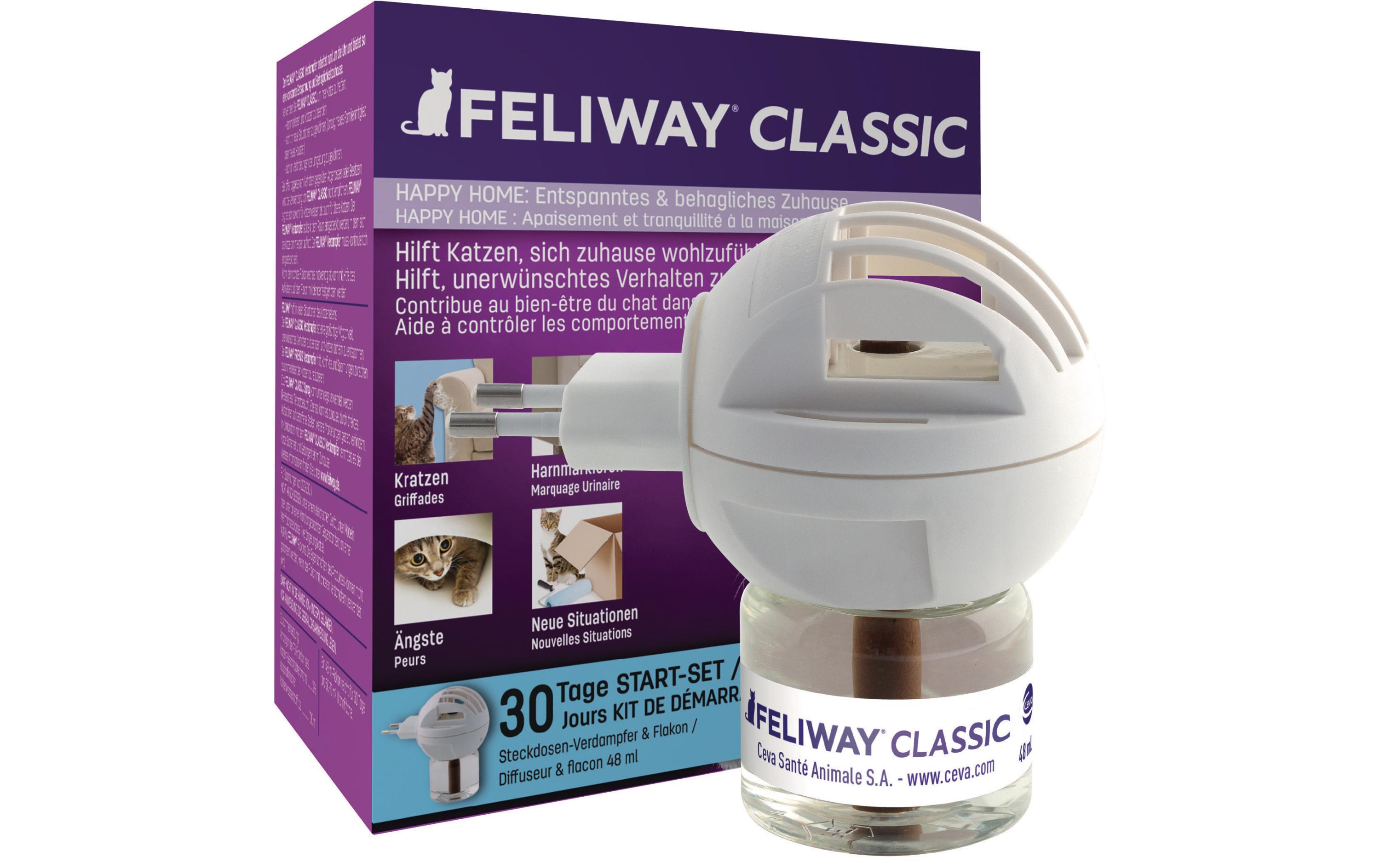 Feliway Wohlbefinden Classic Starter-Set, 48 ml