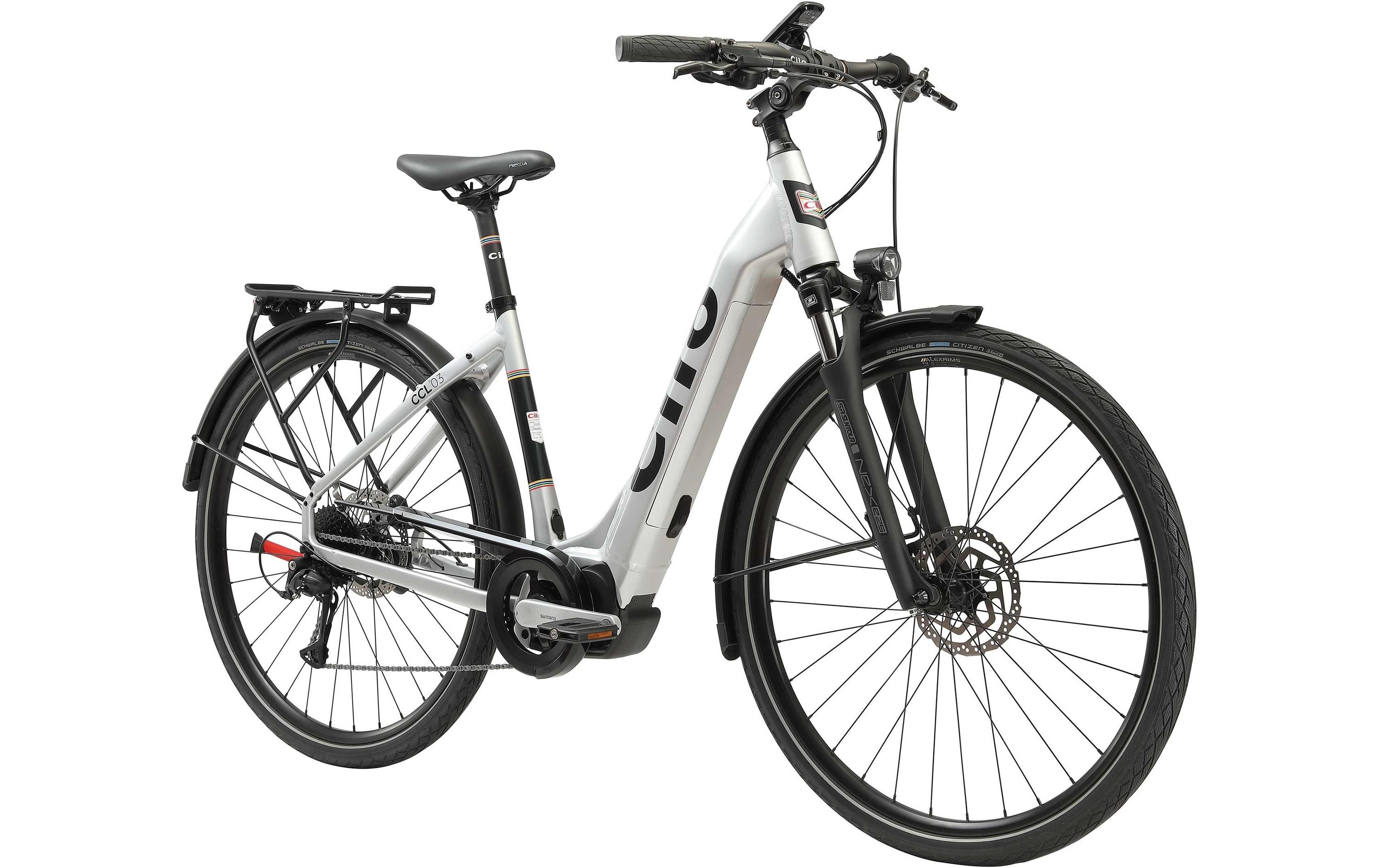 Cilo E-Citybike Cilo Urbanflea CCL°03 Silber, 48 cm