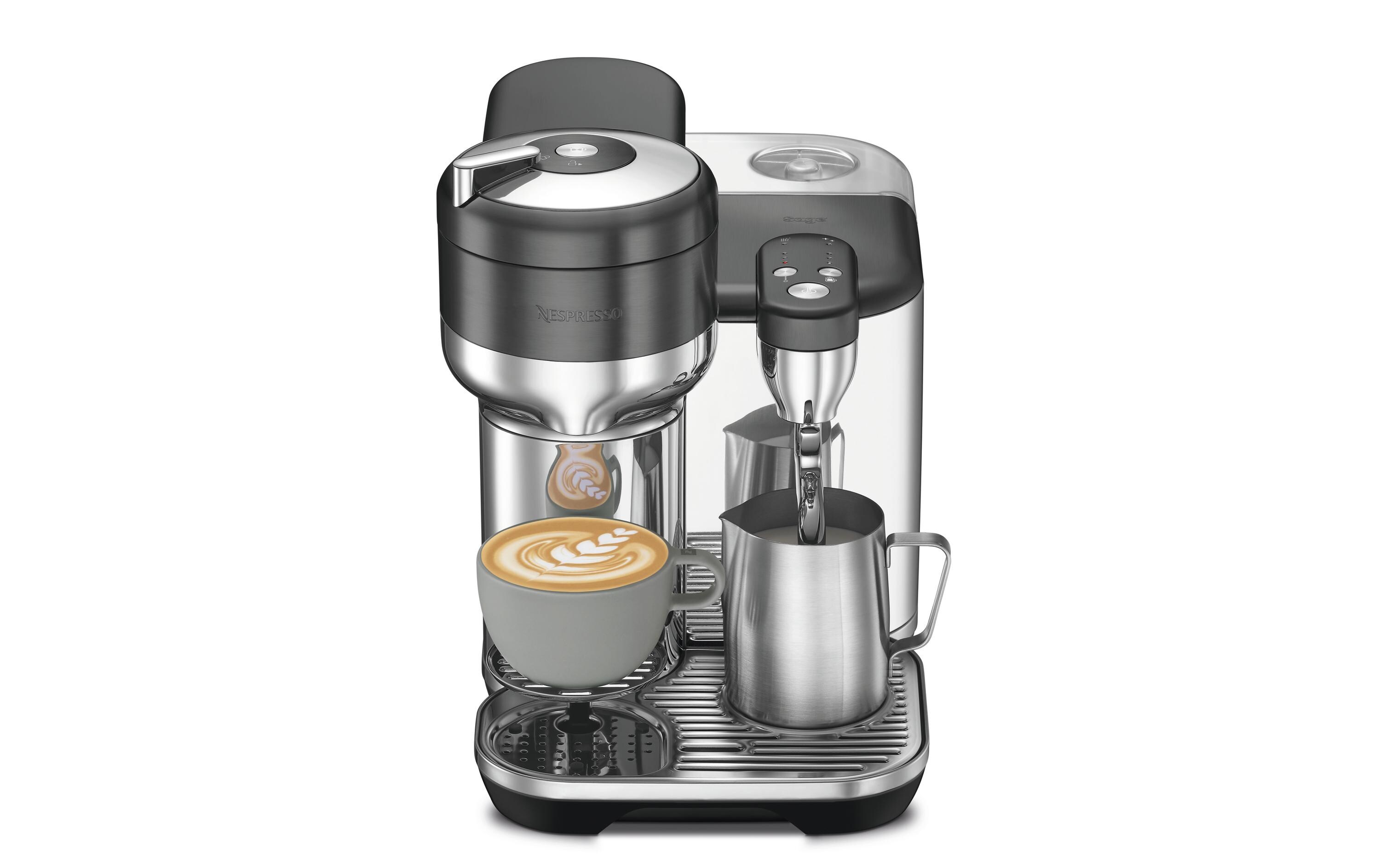 Sage Kaffeemaschine Nespresso Vertuo Creatista Black Steel