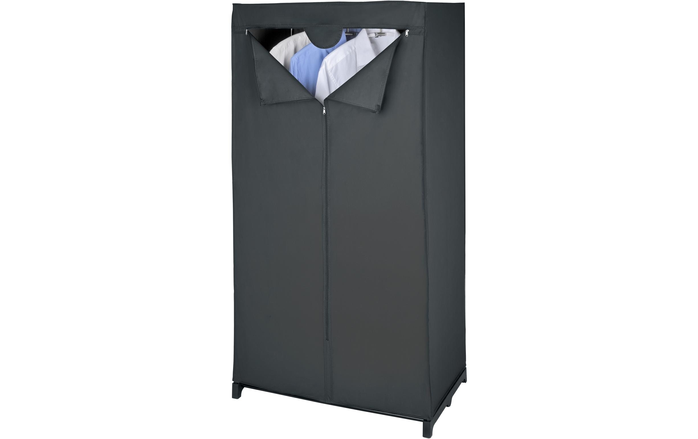 Wenko Kleiderschrank Deep Black 75 cm x 150 cm, 1 Stück