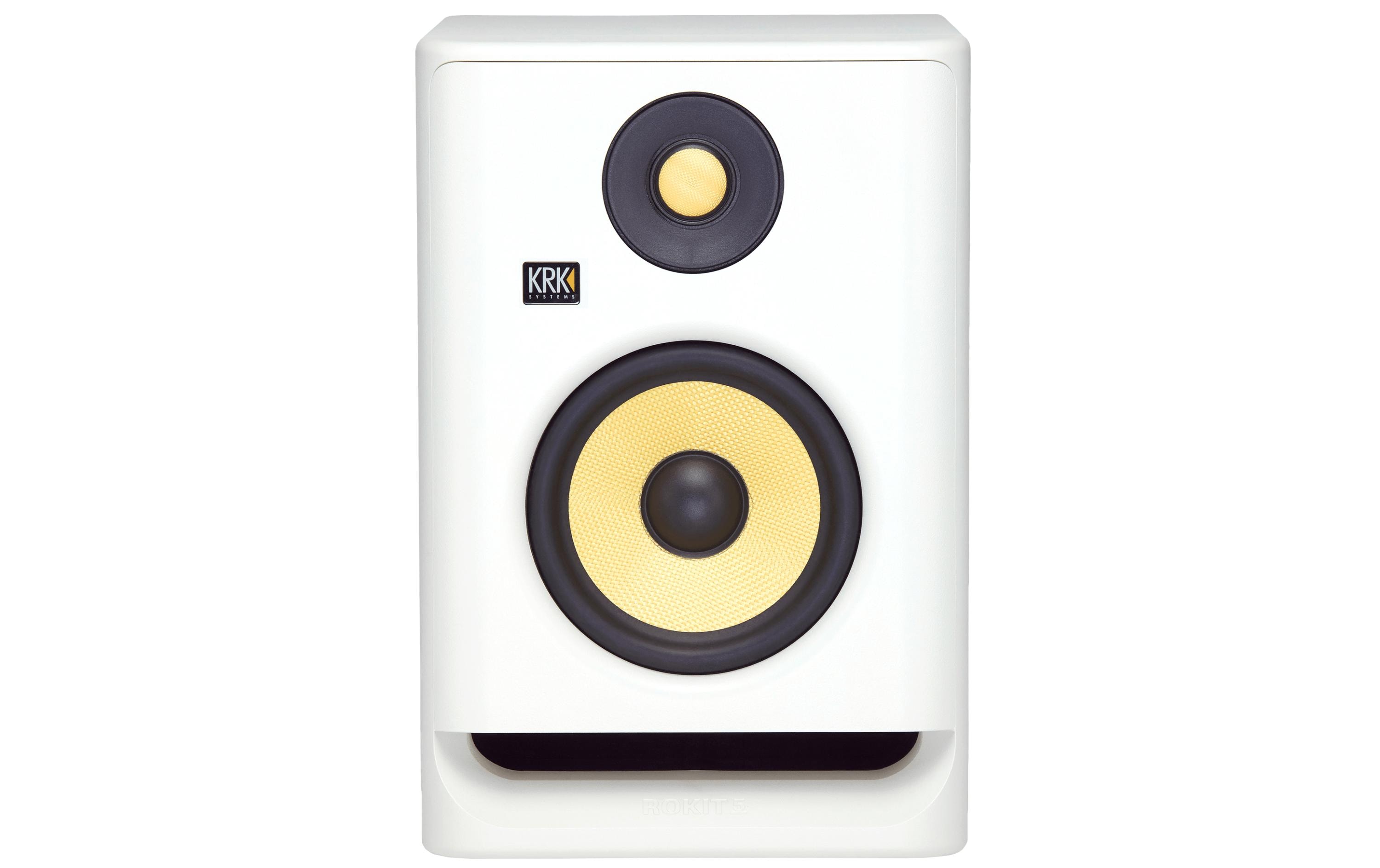 KRK Studiomonitor Rokit RP5 G4 – White Noise