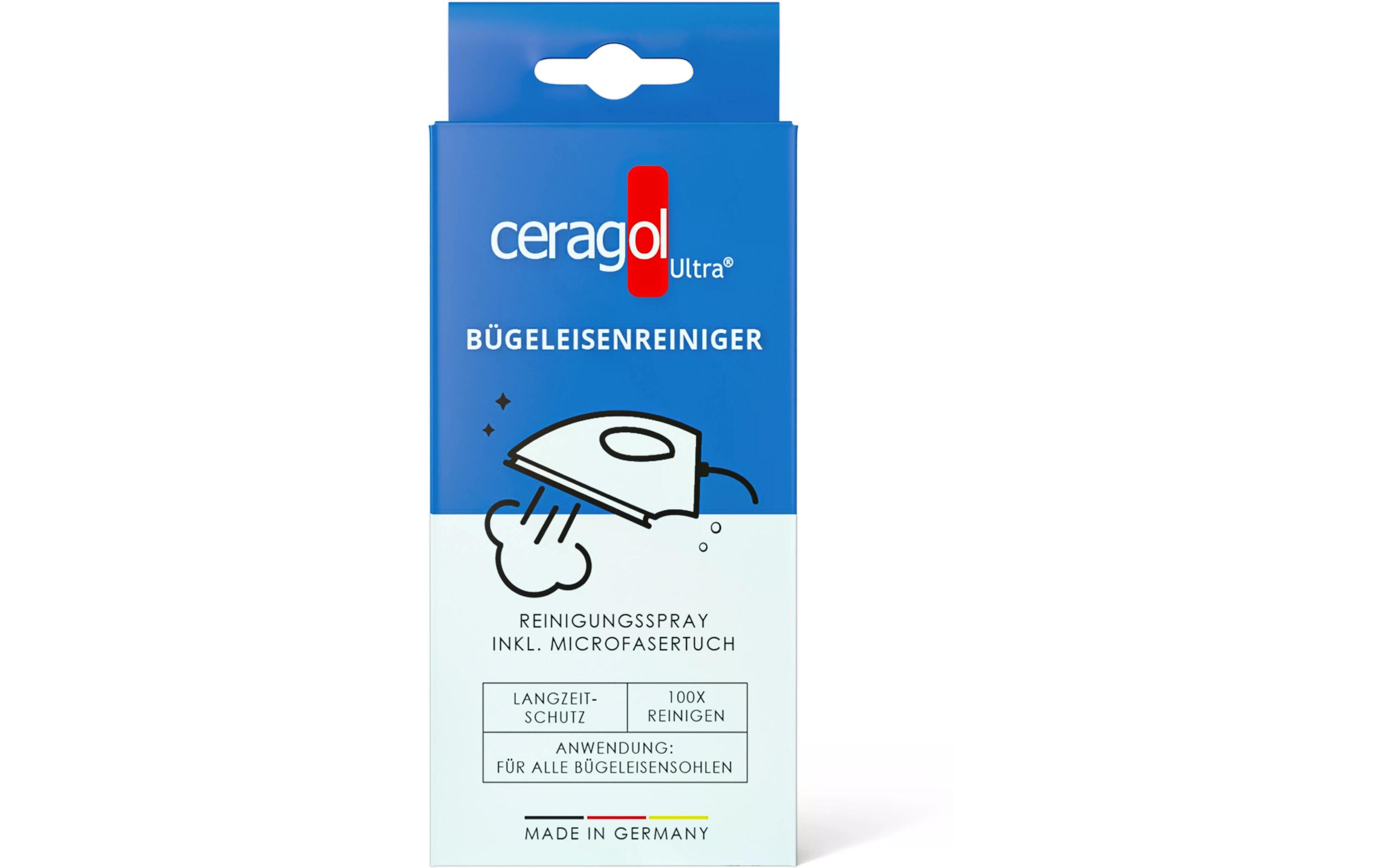 Ceragol Bügeleisenreiniger 50 ml & Tuch