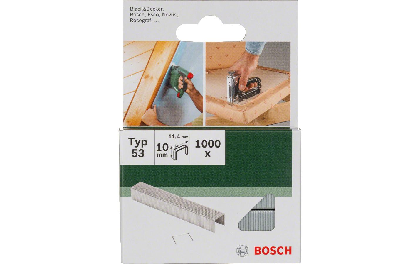 Bosch Feindrahtklammer Typ 53/10 1000 Stück