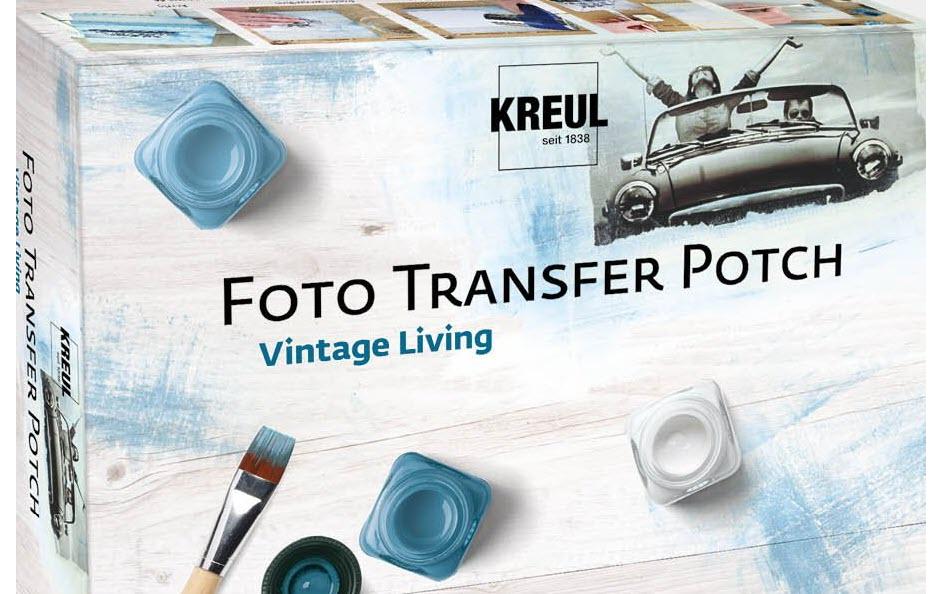 Kreul Photo Transfer Medium Set Vintage 6-teilig