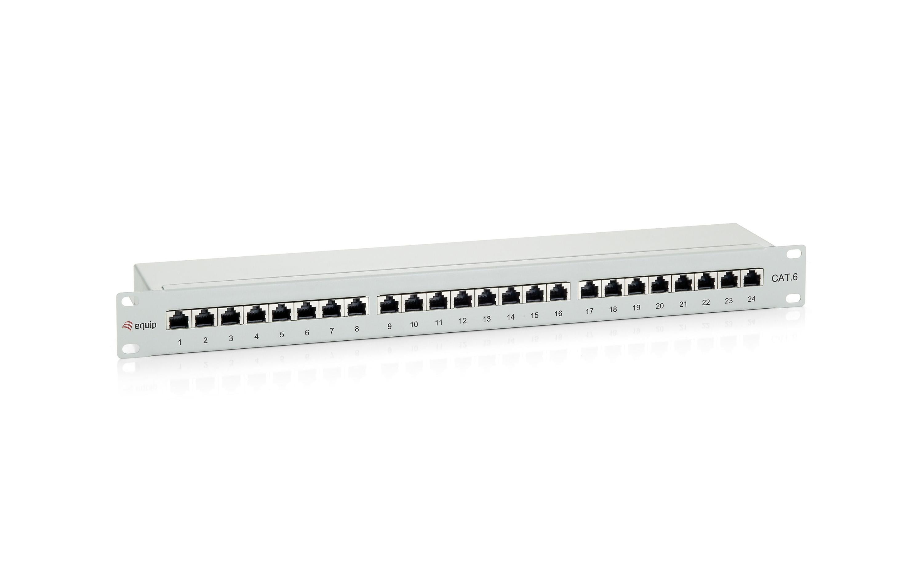 equip Patchpanel 24 Port, LSA, 1HE 19 Rack