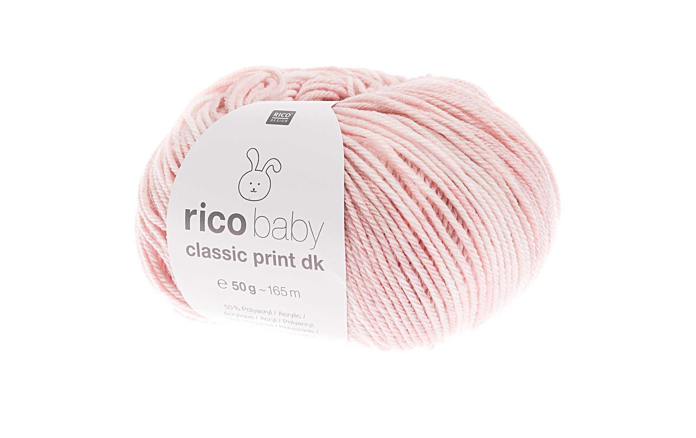 Rico Design Wolle Baby Classic Print dk 50 g Rosa Mix