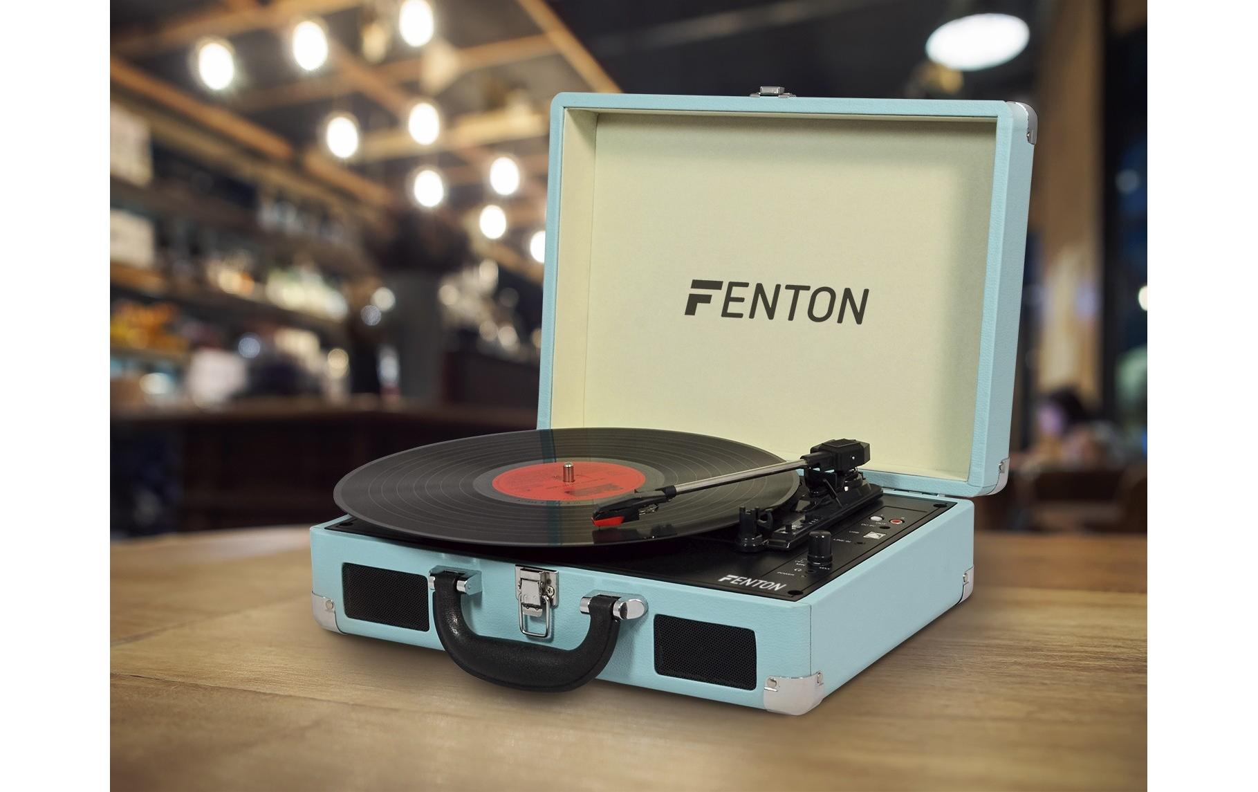 Fenton Plattenspieler mit Bluetooth RP115 Türkis