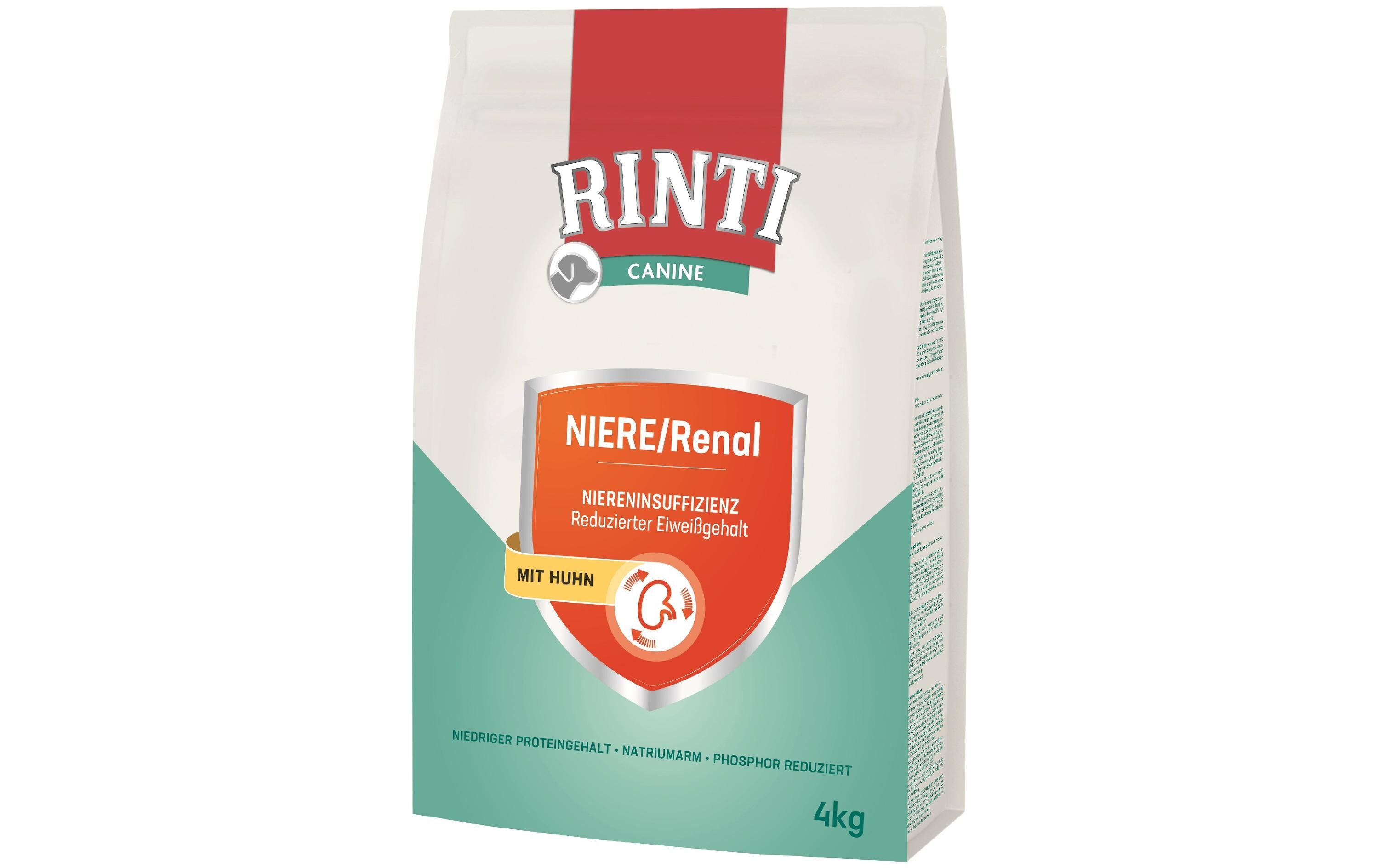 Rinti Canine Trockenfutter Niere / Renal Huhn, 4 kg