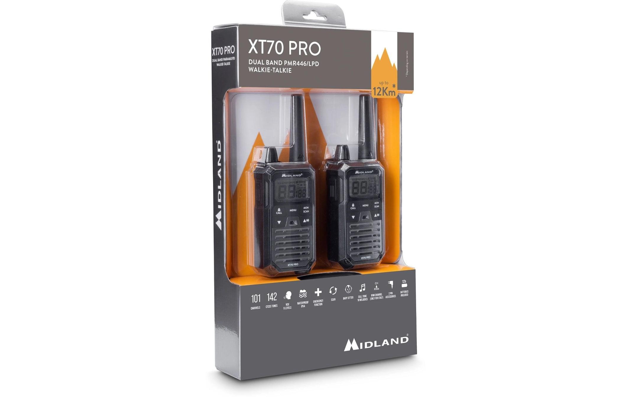 Midland Funkgerät XT70 Pro Twin, 2er Set