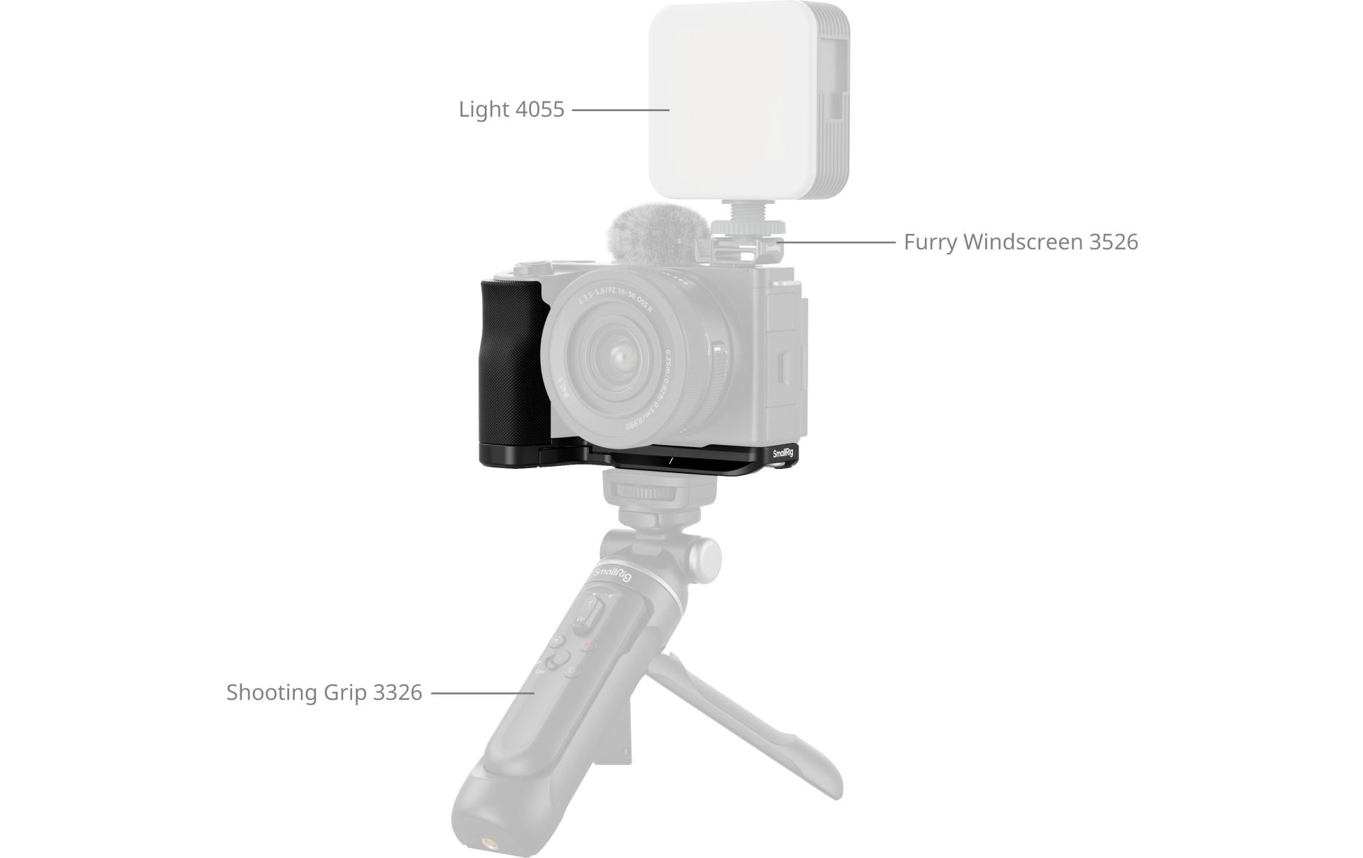 Smallrig L-Winkel mit Silikongriff für Sony ZV-E10 II