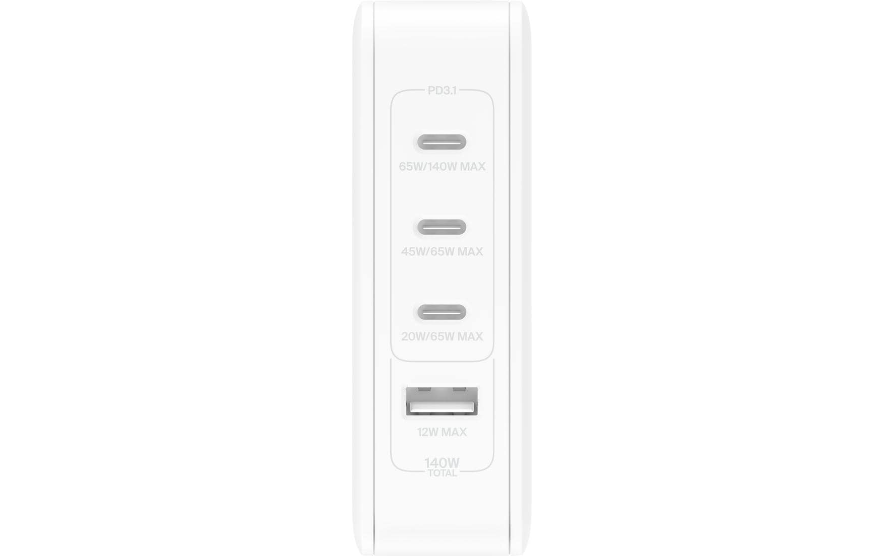 Belkin USB-Wandladegerät 1xUSB-A/3xUSB-C Weiss