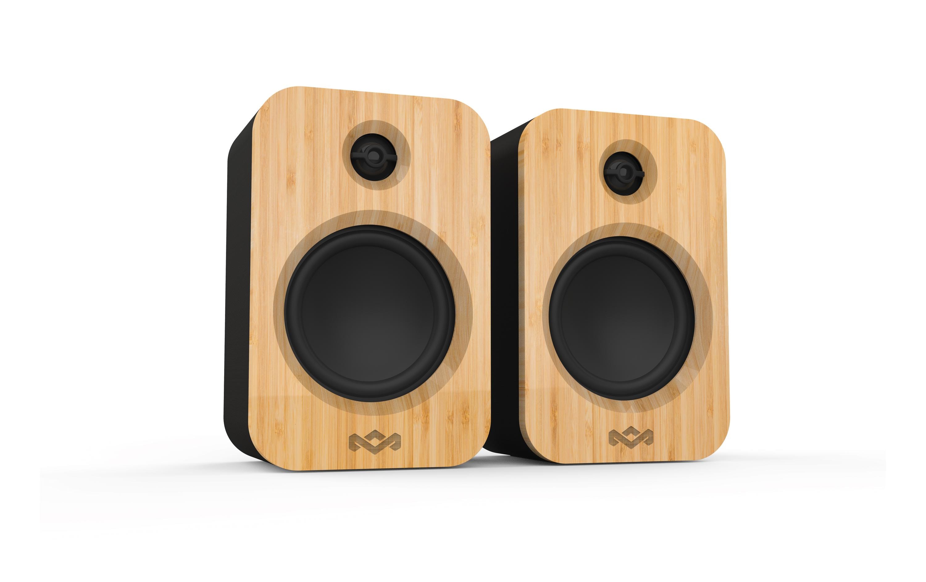 House of Marley Regallautsprecher Paar Get Together Duo Schwarz