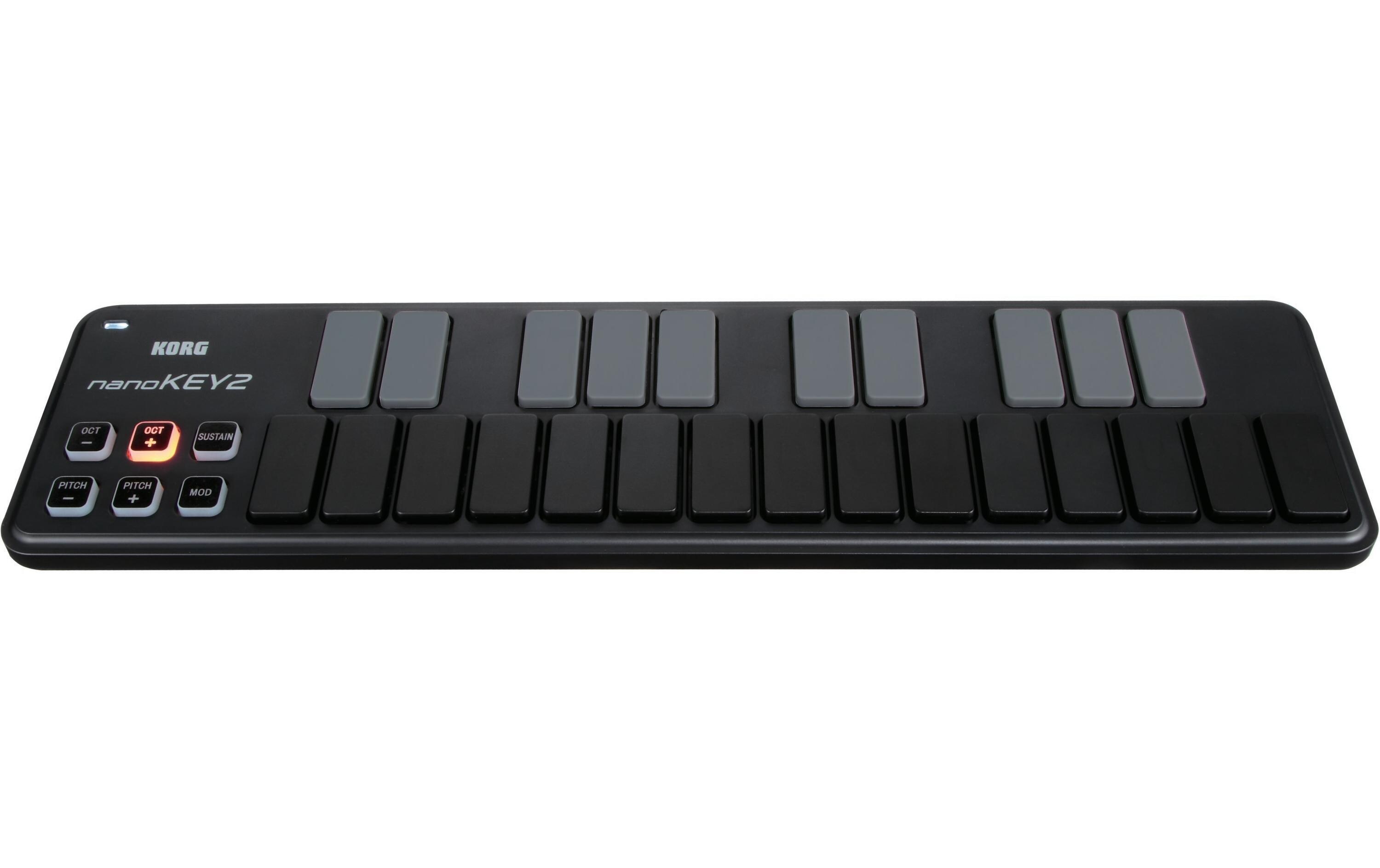 Korg Controller nanoKEY2 – 25 Tasten, Schwarz