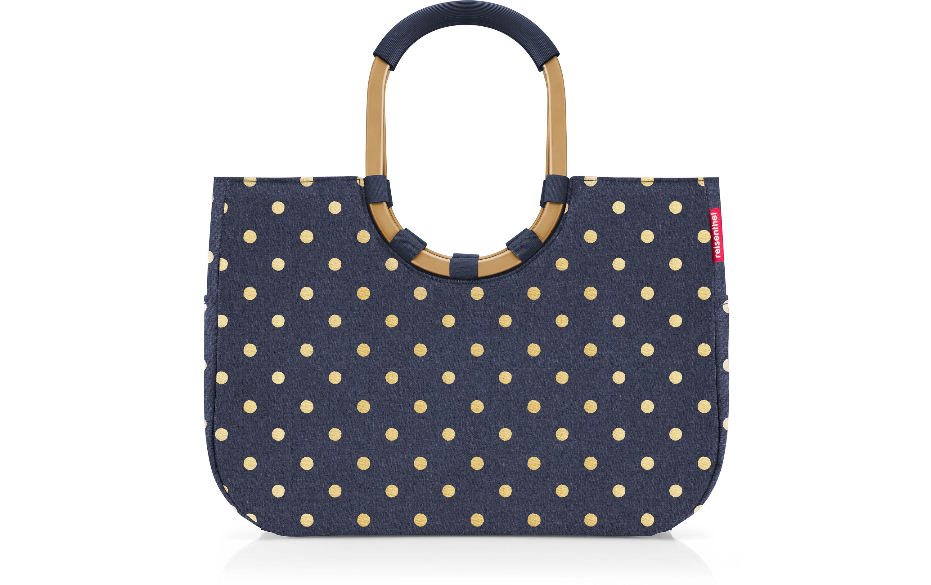 Reisenthel Einkaufskorb Loopshopper L frame Metallic Dots Blue