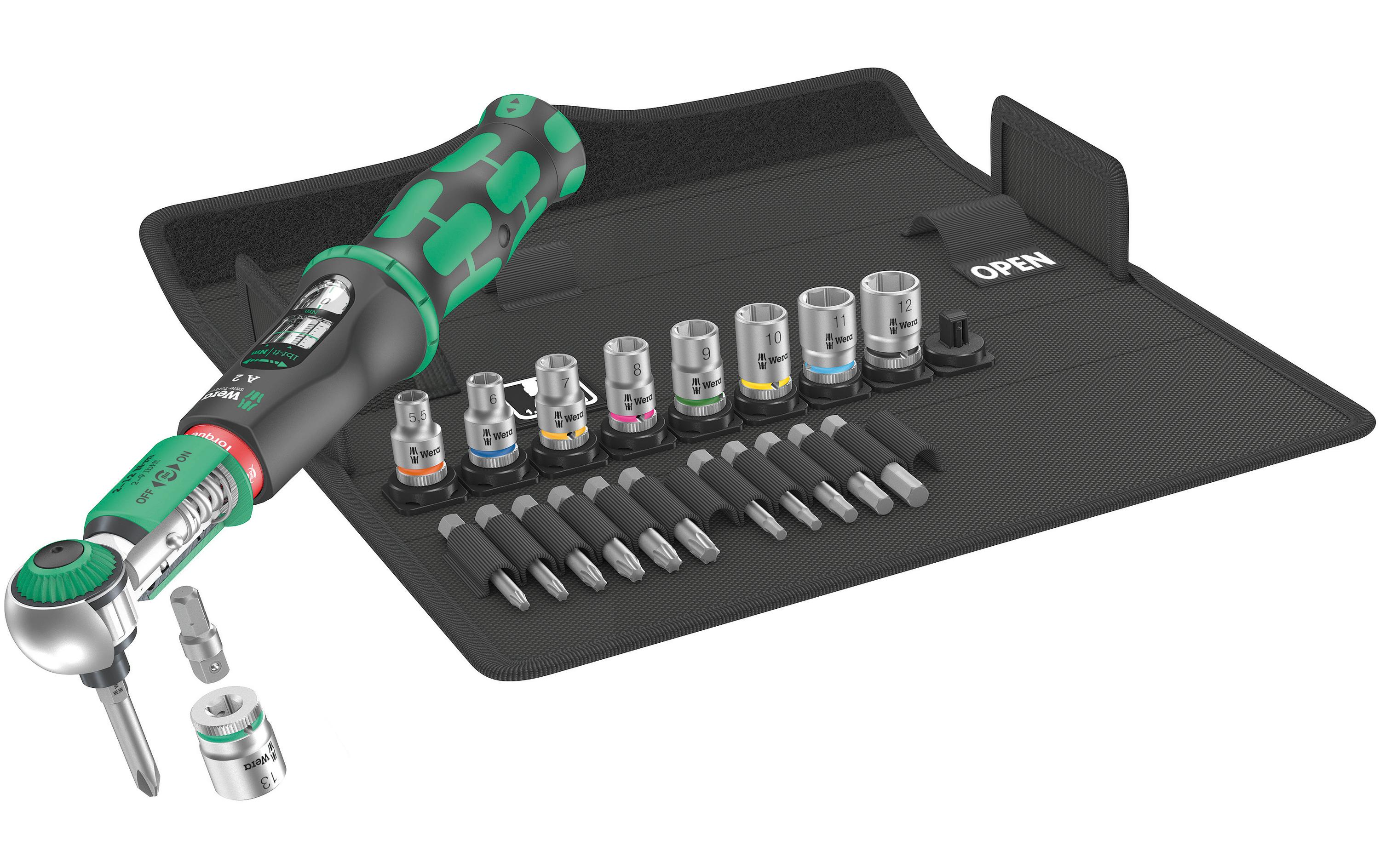 Wera Drehmomentschlüssel Safe-Torque A2 Set 1, 23-teilig