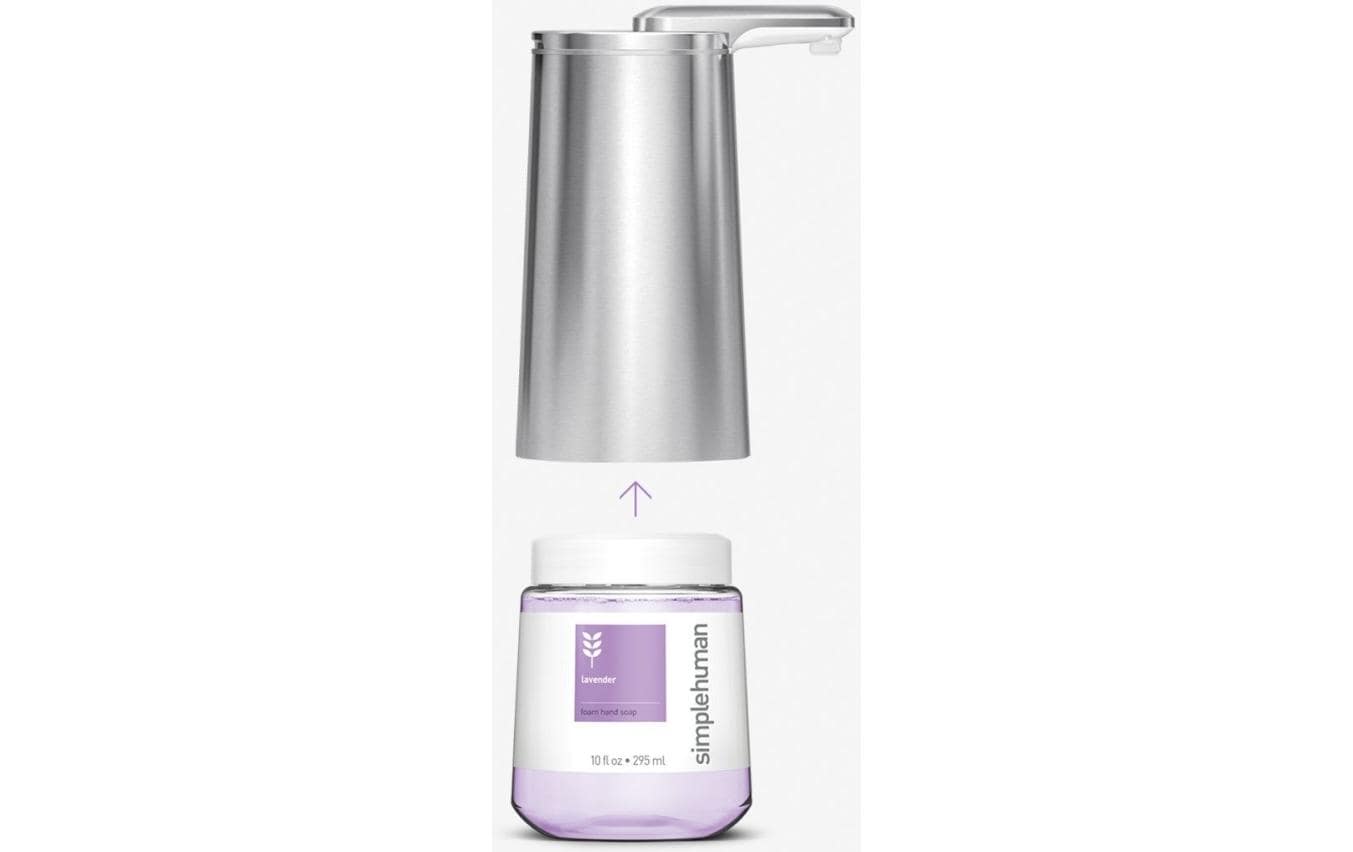 Simplehuman Schaumspender Wiederaufladbar 295 ml, Edelstahl