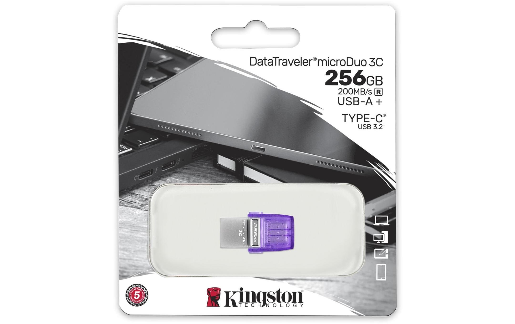 Kingston USB-Stick DT MicroDuo 3C 256 GB