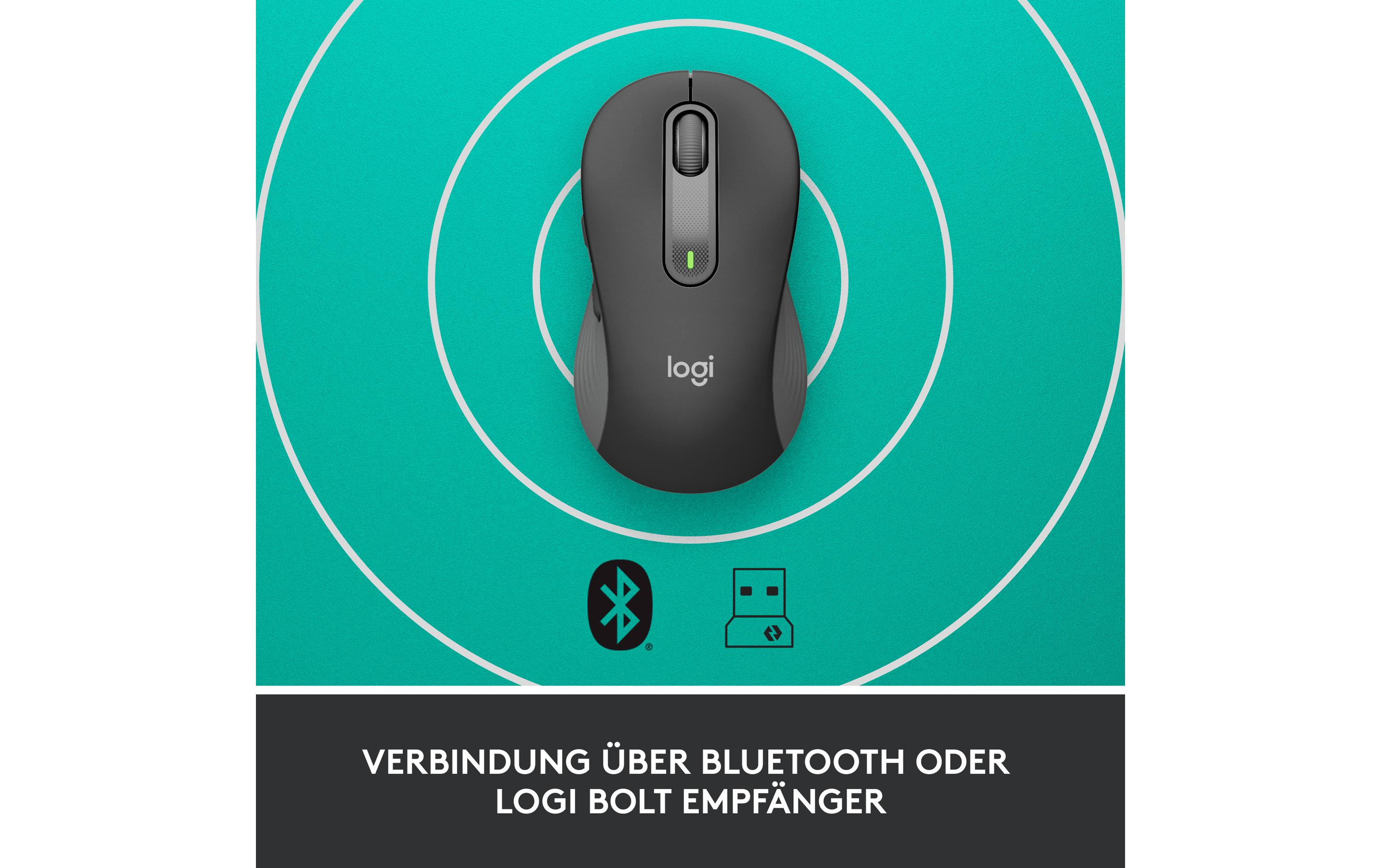 Logitech Maus Signature M650 L for Business Graphite