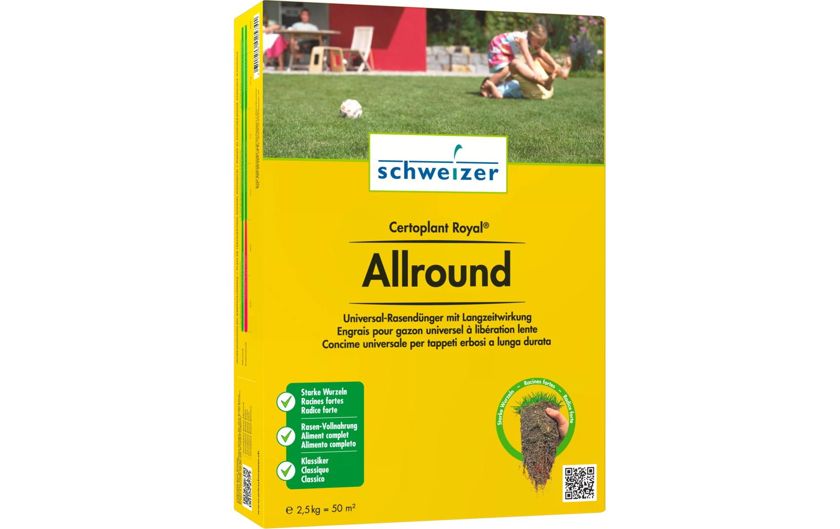 Eric Schweizer Rasendünger Certoplant Royal Allround, 2.5 kg