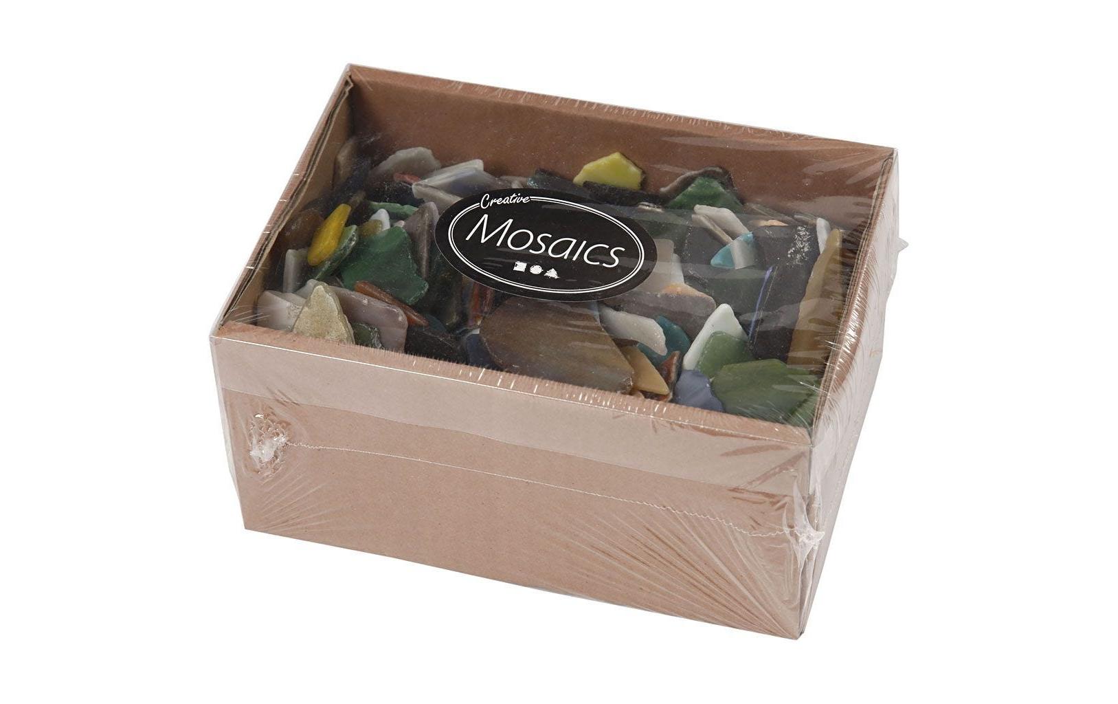 Creativ Company Mosaiksteine 15 - 60 mm 2 kg, Sortierte Farben