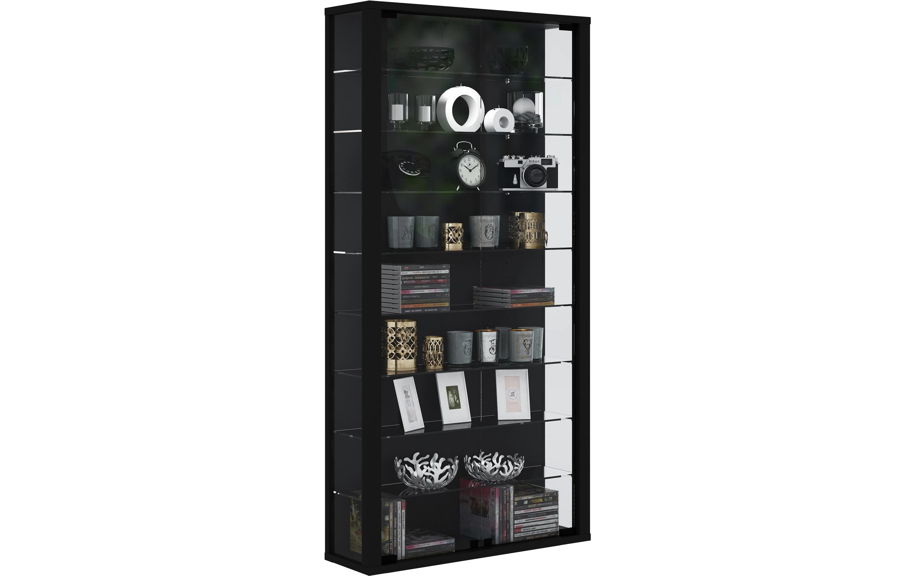 VCM Vitrine Vitrosa Maxi 59 x 114.3 cm, Schwarz