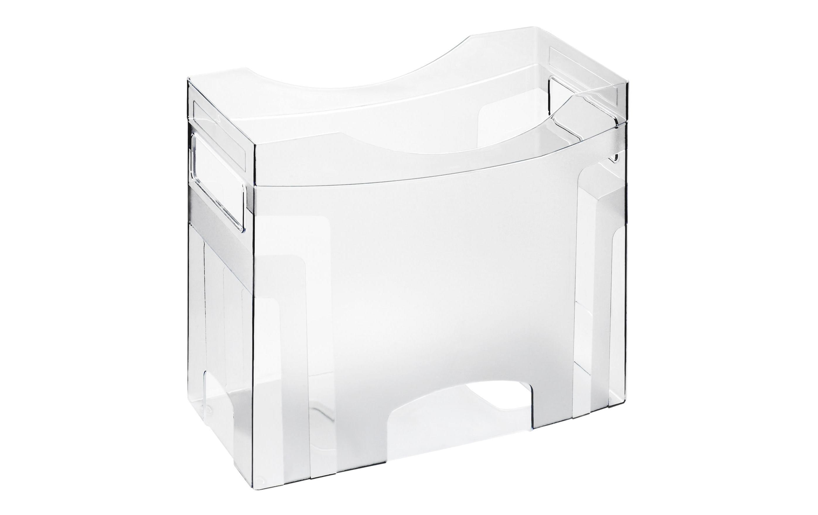 Rotho Zubehör Hängeregister Cube Hängemappenbox, Transparent