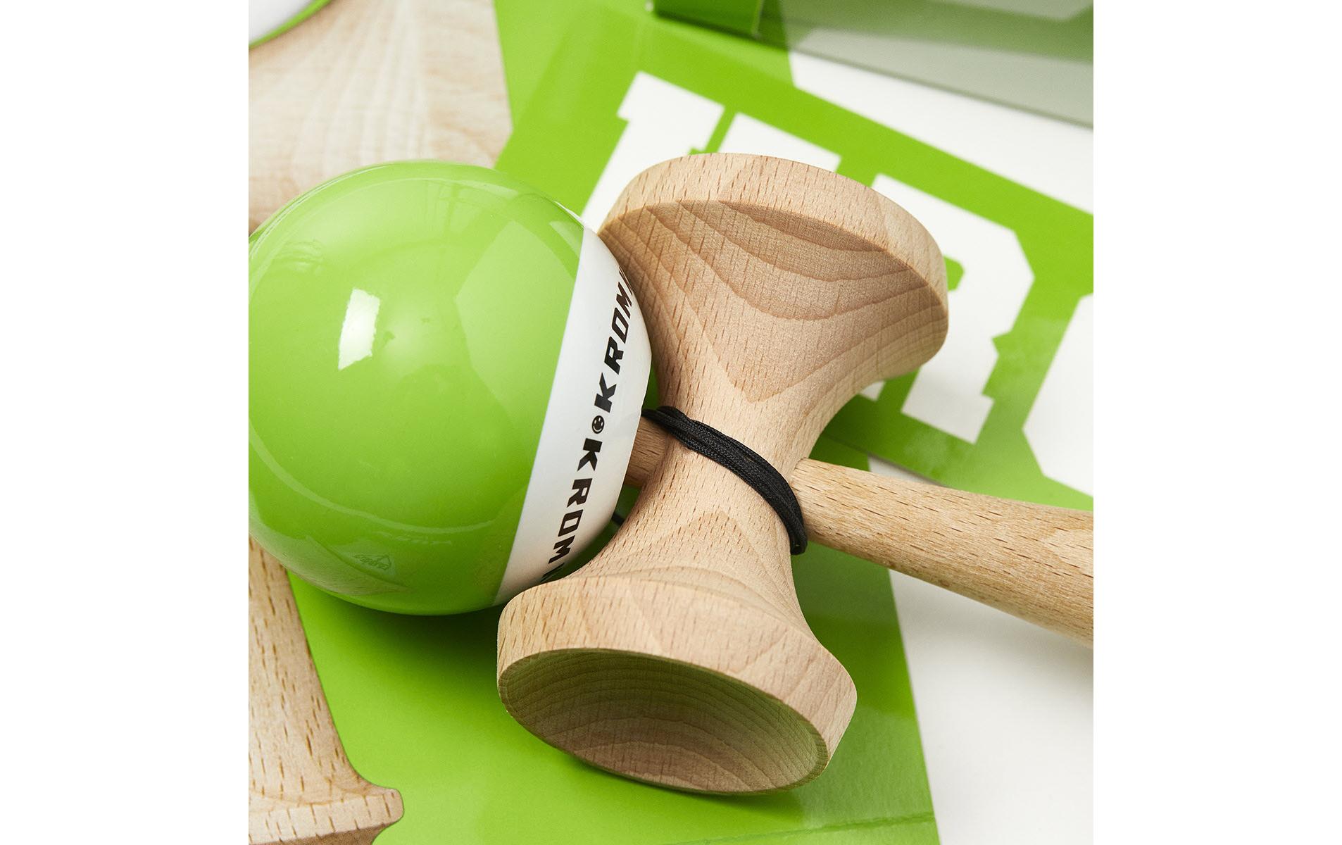 KROM KENDAMA Kendama Krom Pop LOL Lime Green