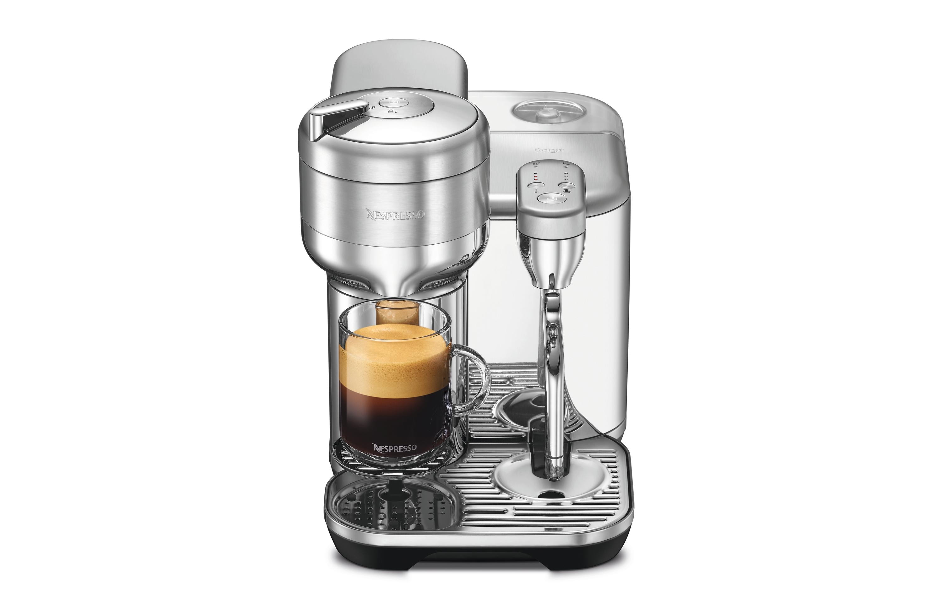 Sage Kaffeemaschine Nespresso Vertuo Creatista Brushed Steel