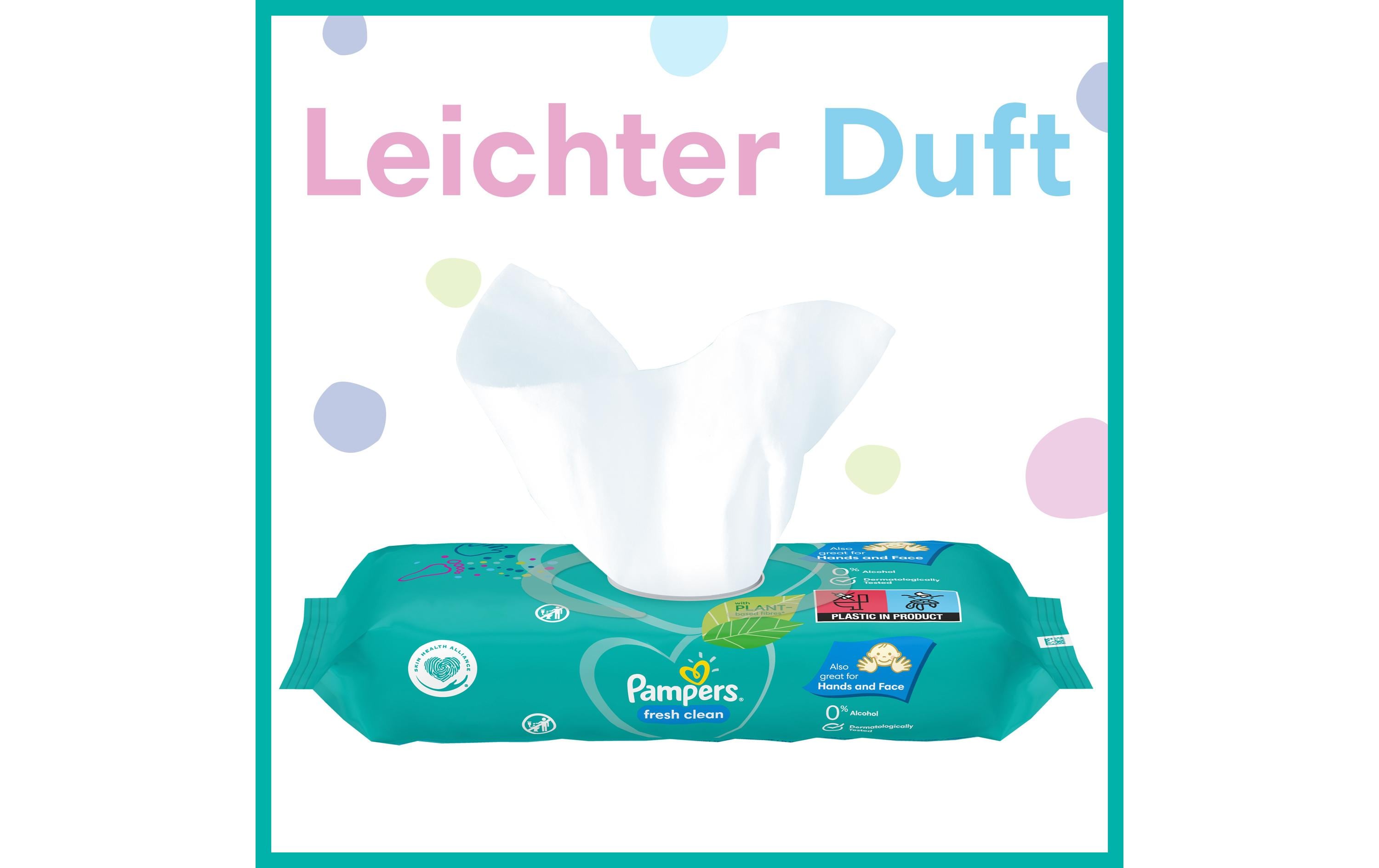 Pampers Feuchttücher Fresh Clean Aloe 15 x 80 Stk.