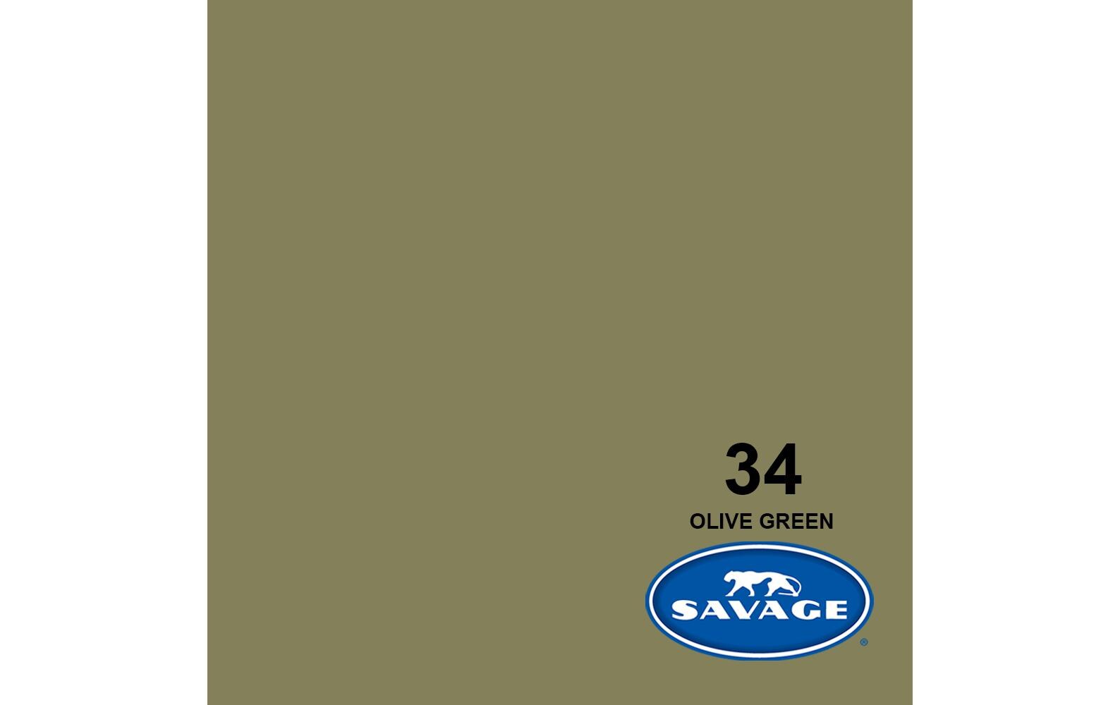 Savage Hintergrund Papier 1.35 x 11 m Olive Green