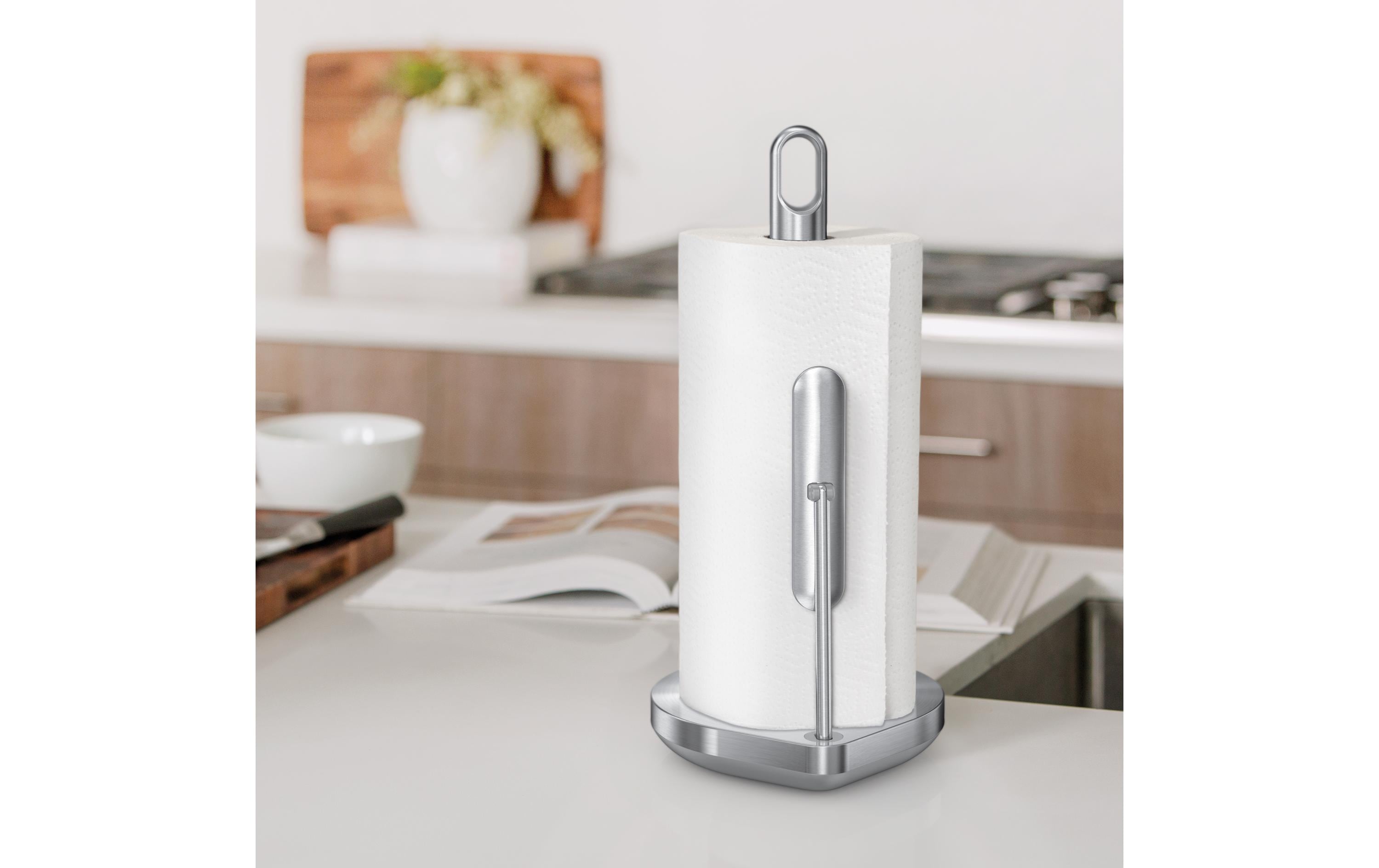 Simplehuman Küchenrollenhalter Silber