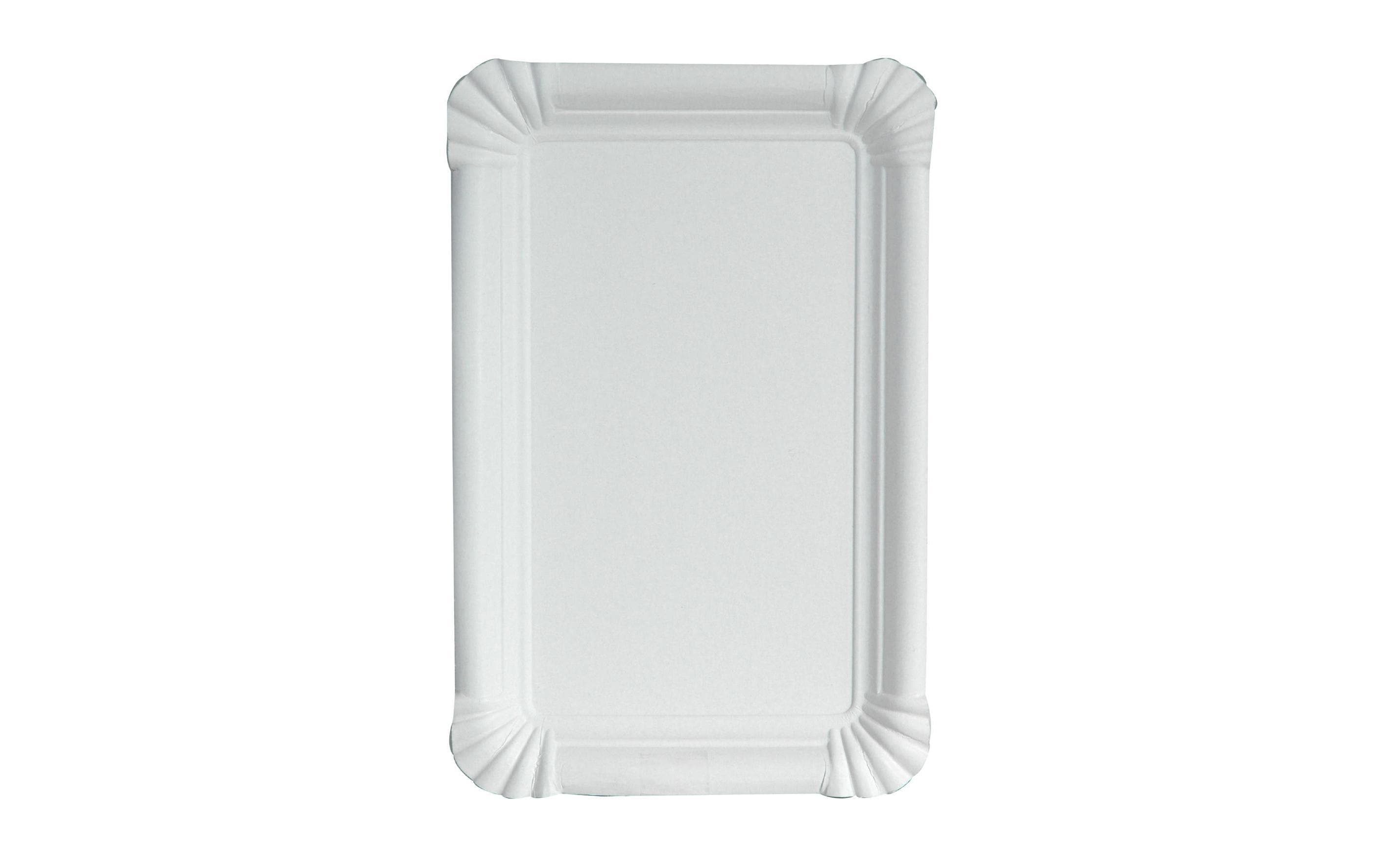 Papstar Einwegteller Pure mittel 20 cm x 13 cm, 250 Stück, Weiss