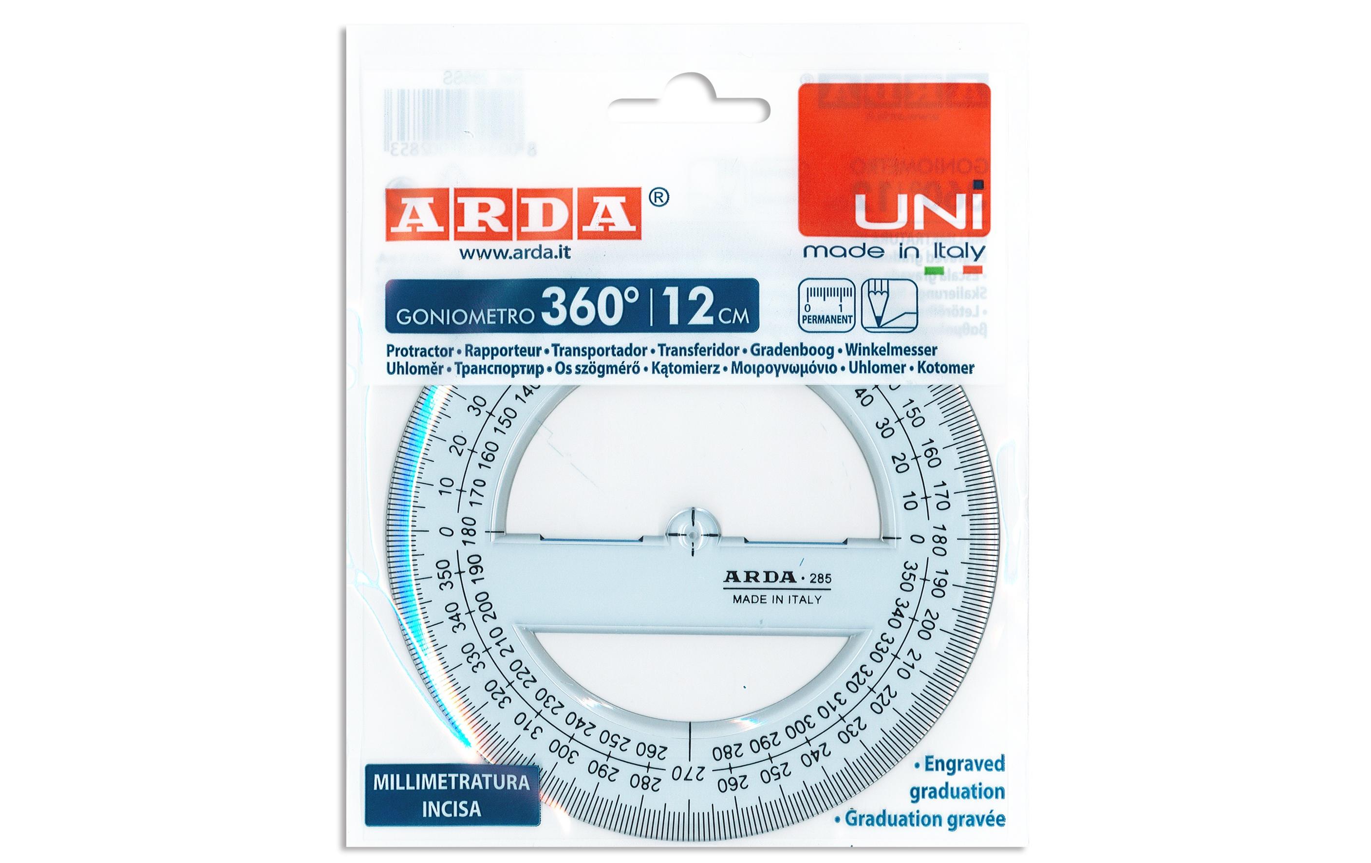 Arda Winkelmesser UNI 360°, 12 cm