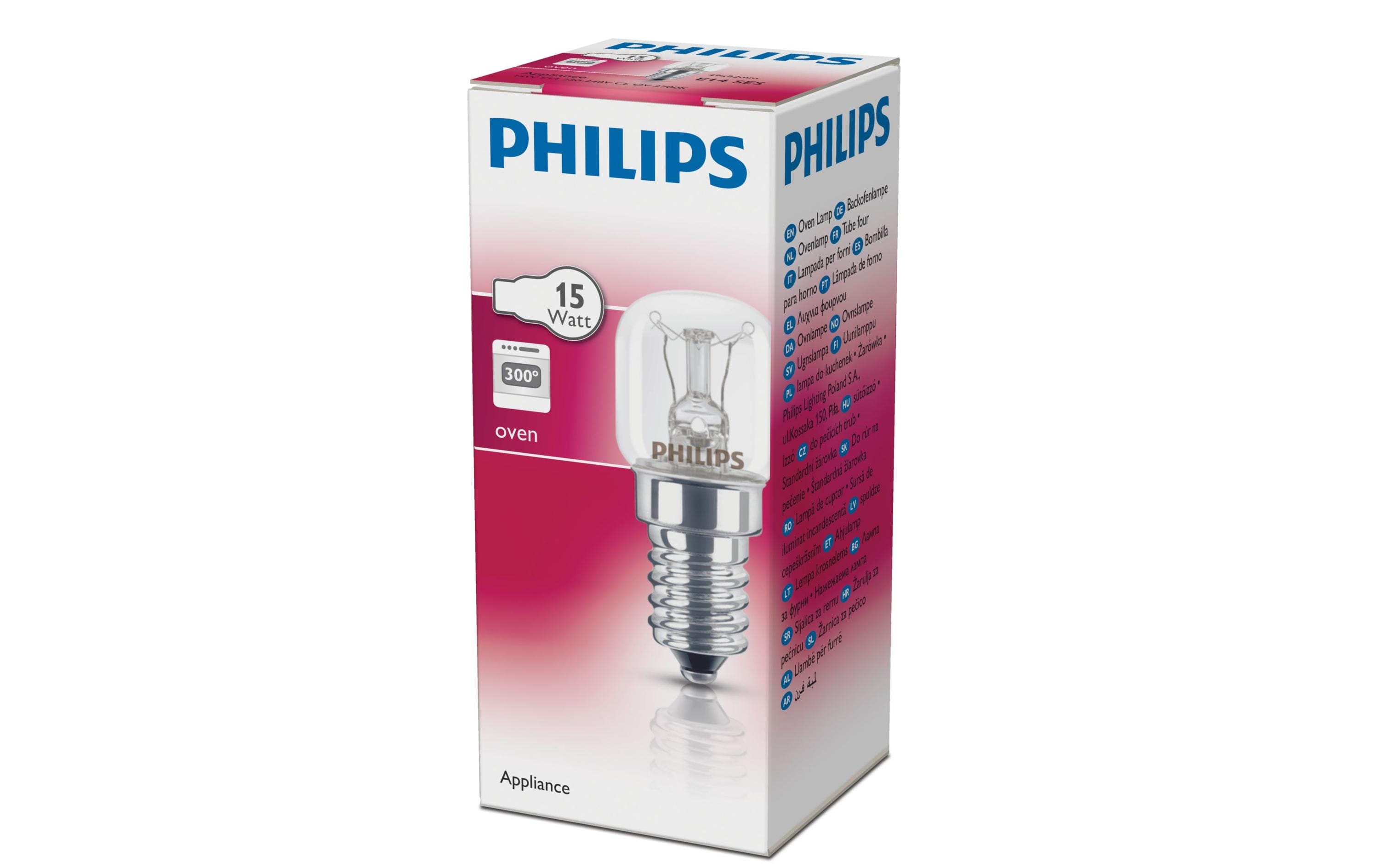 Philips Professional Lampe Backofen 15W E14 230-240 V T22 CL OV 1CT