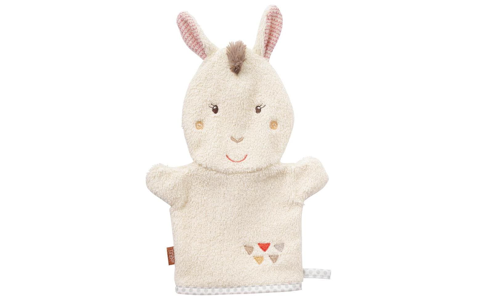 fehn Baby-Waschhandschuh Lama Peru