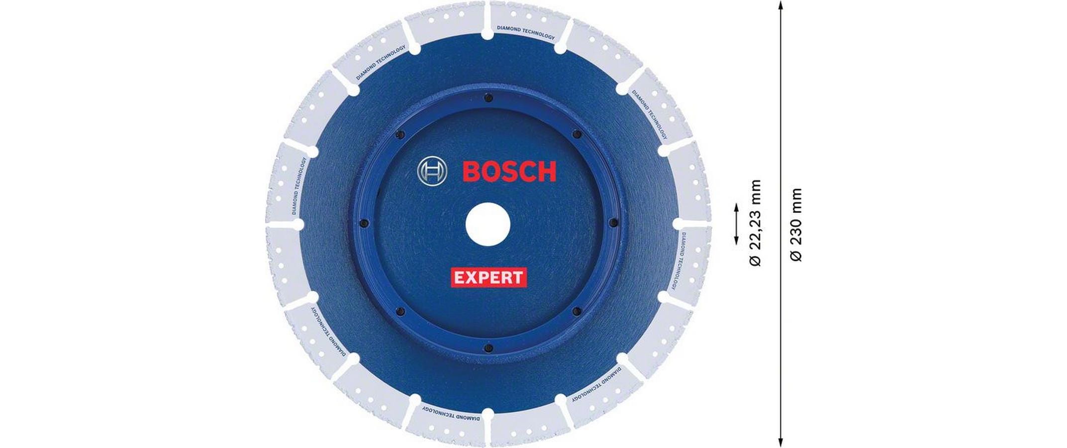 Bosch Professional Diamanttrennscheibe Expert Diamond Pipe Cut Wheel, 230 mm