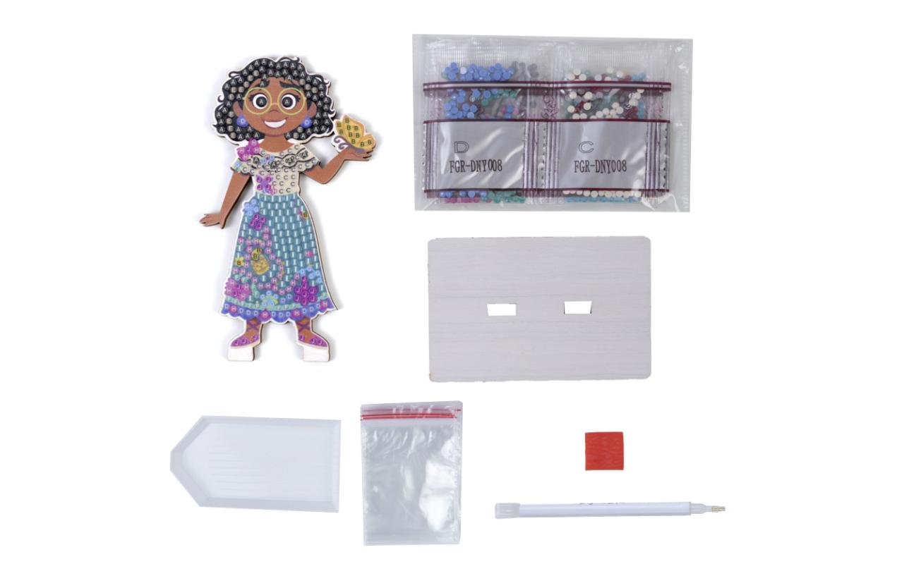 CRAFT Buddy Bastelset Crystal Art Buddies Mirabel Figur