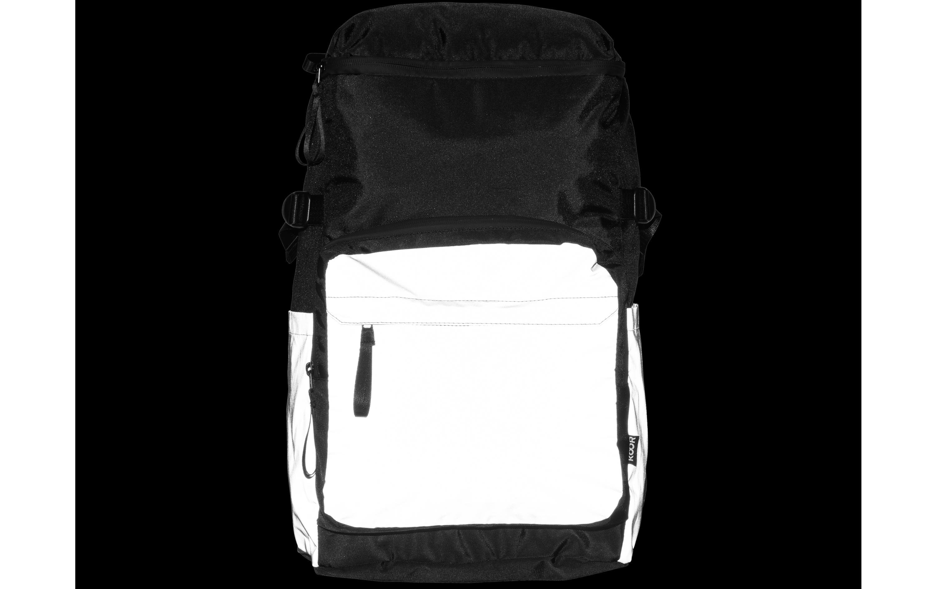 KOOR Rucksack Veedi Reflective 30 l, Schwarz