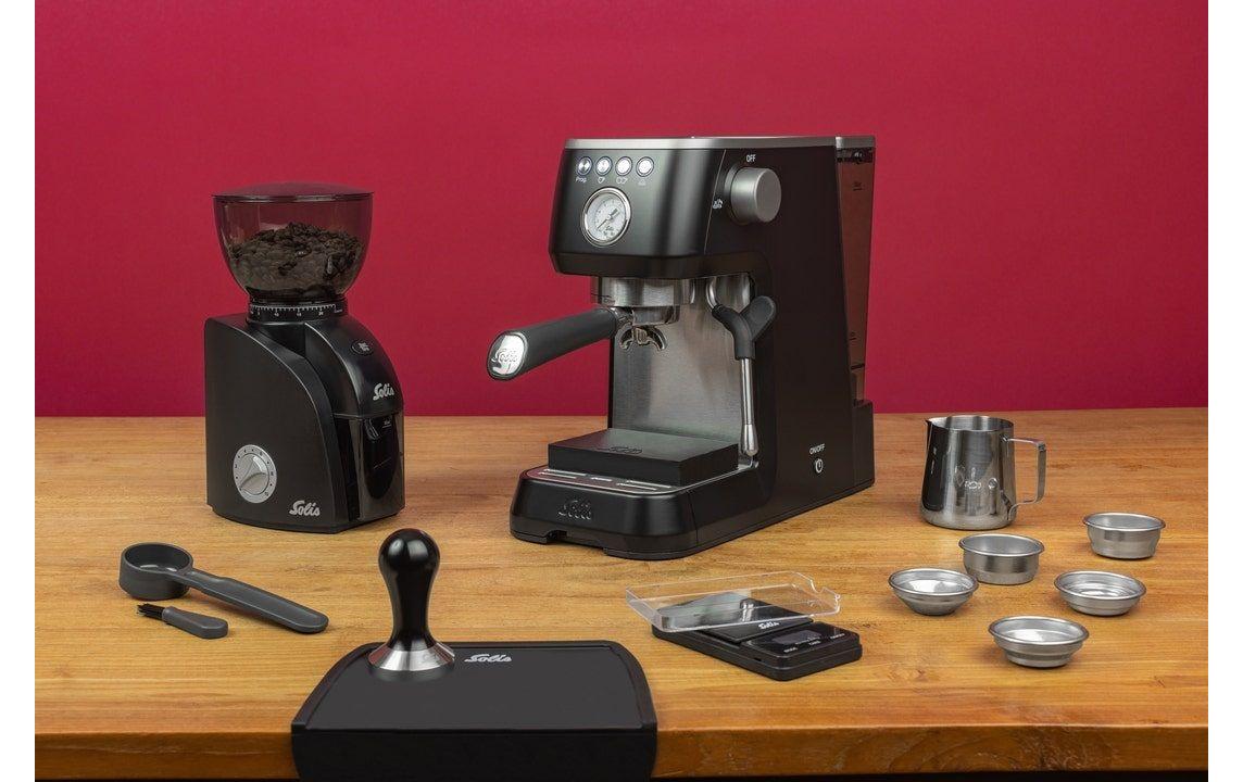 Solis Siebträgermaschine Barista Perfetta Plus Schwarz