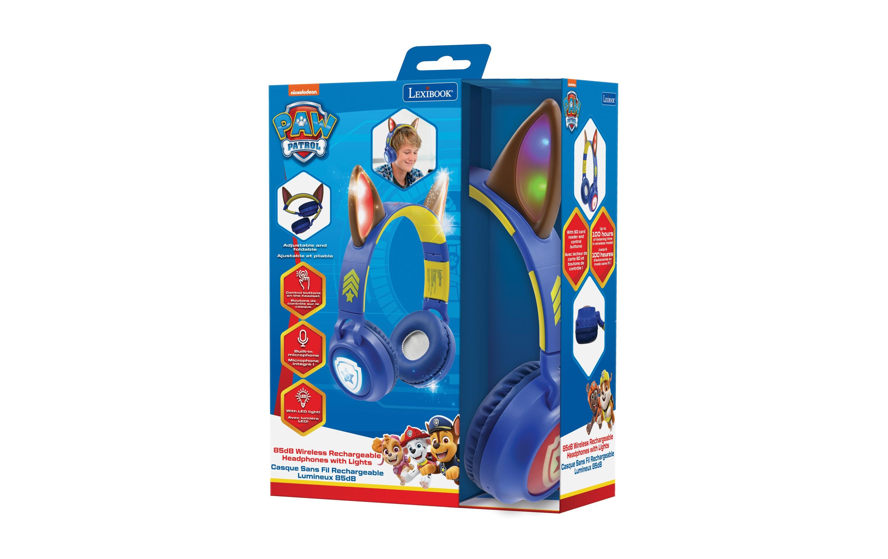 Lexibook Kinderkopfhörer Paw Patrol 3D 2-in-1 Blau/Gelb/Rot