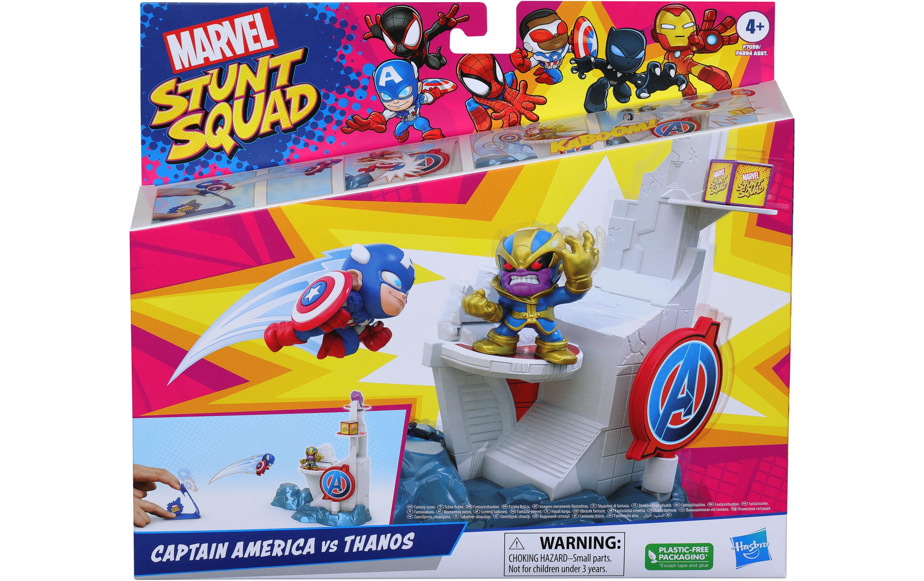 MARVEL Marvel Stunt Squad – Captain America vs. Thanos