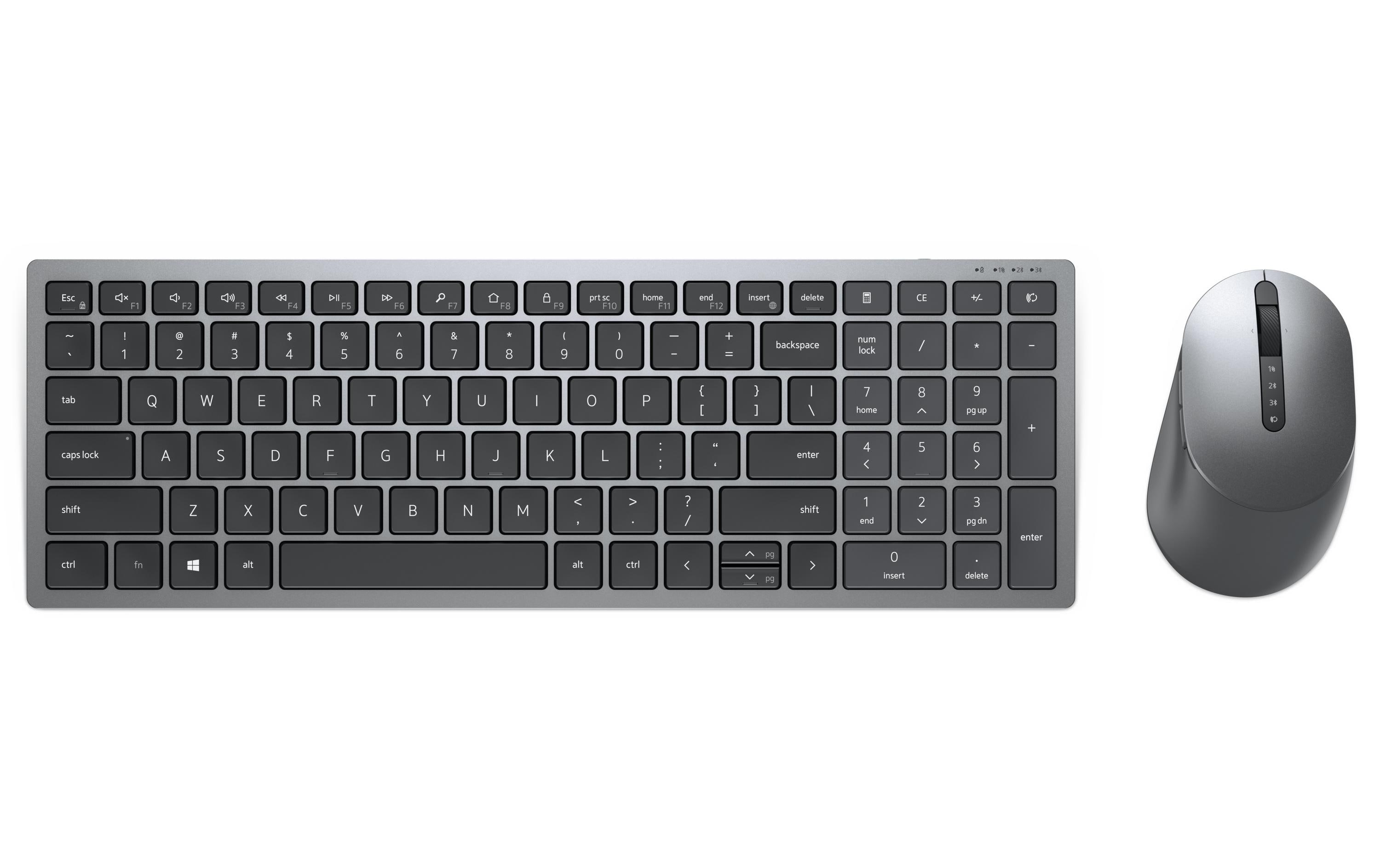 DELL Tastatur-Maus-Set KM7120W Multi-Device Wireless IT-Layout