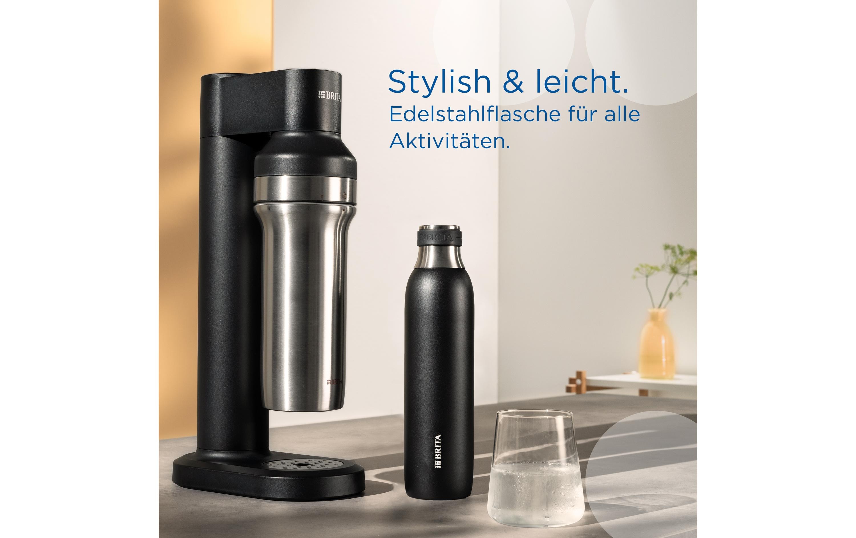 BRITA Flasche Soda Trio 0.65 l Schwarz