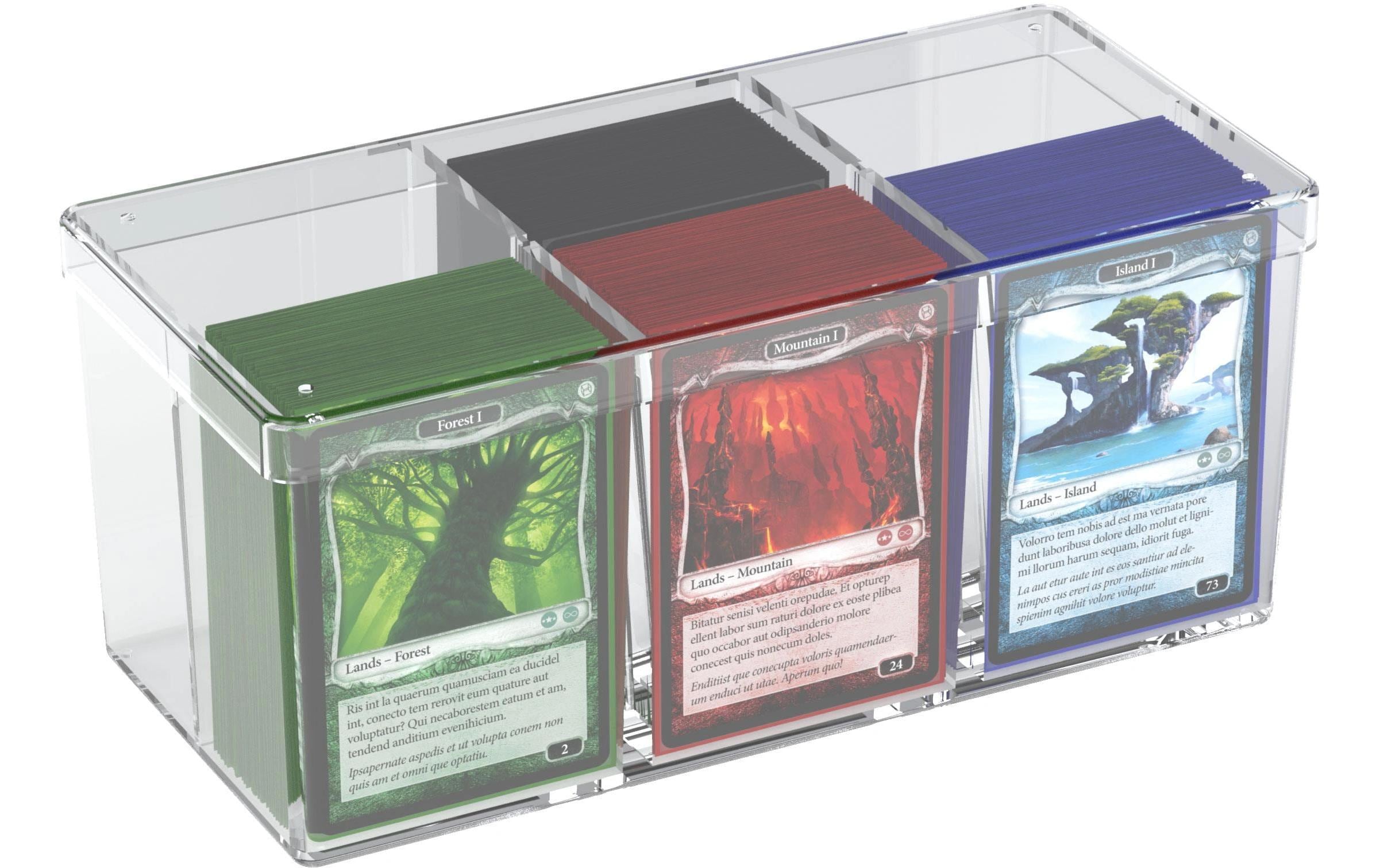 Ultimate Guard Kartenbox Stack 'n' Safe Card Box 480 Transparent