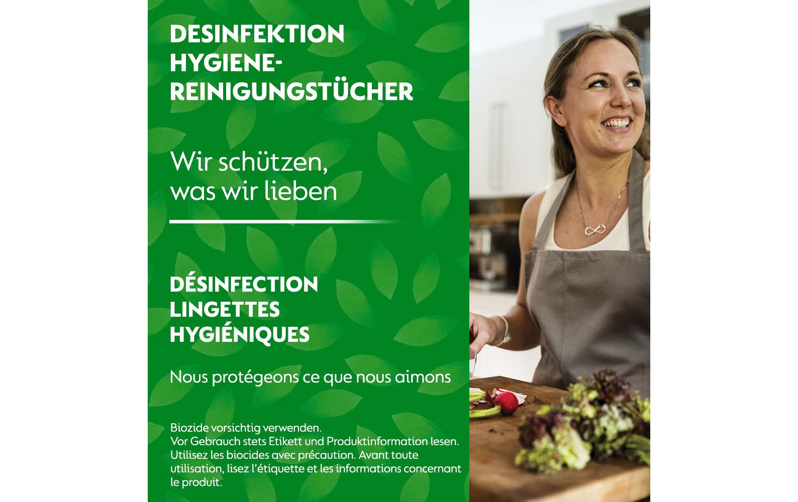 Dettol Desinfektion Hygiene-Reinigungstücher 60 Stück