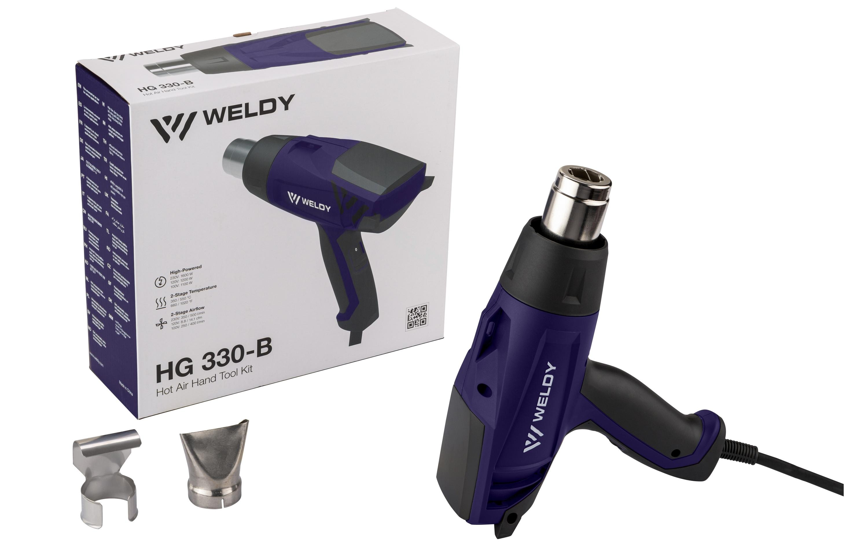 Weldy Heissluftgebläse HG 330-B Universal Set