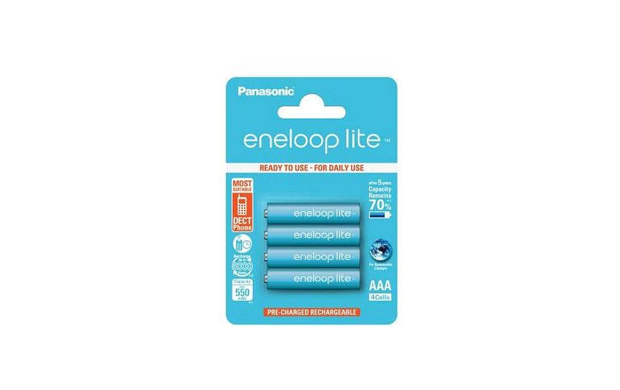 Panasonic Akku Eneloop Lite BK-4LCCE/4BE 550 mAh