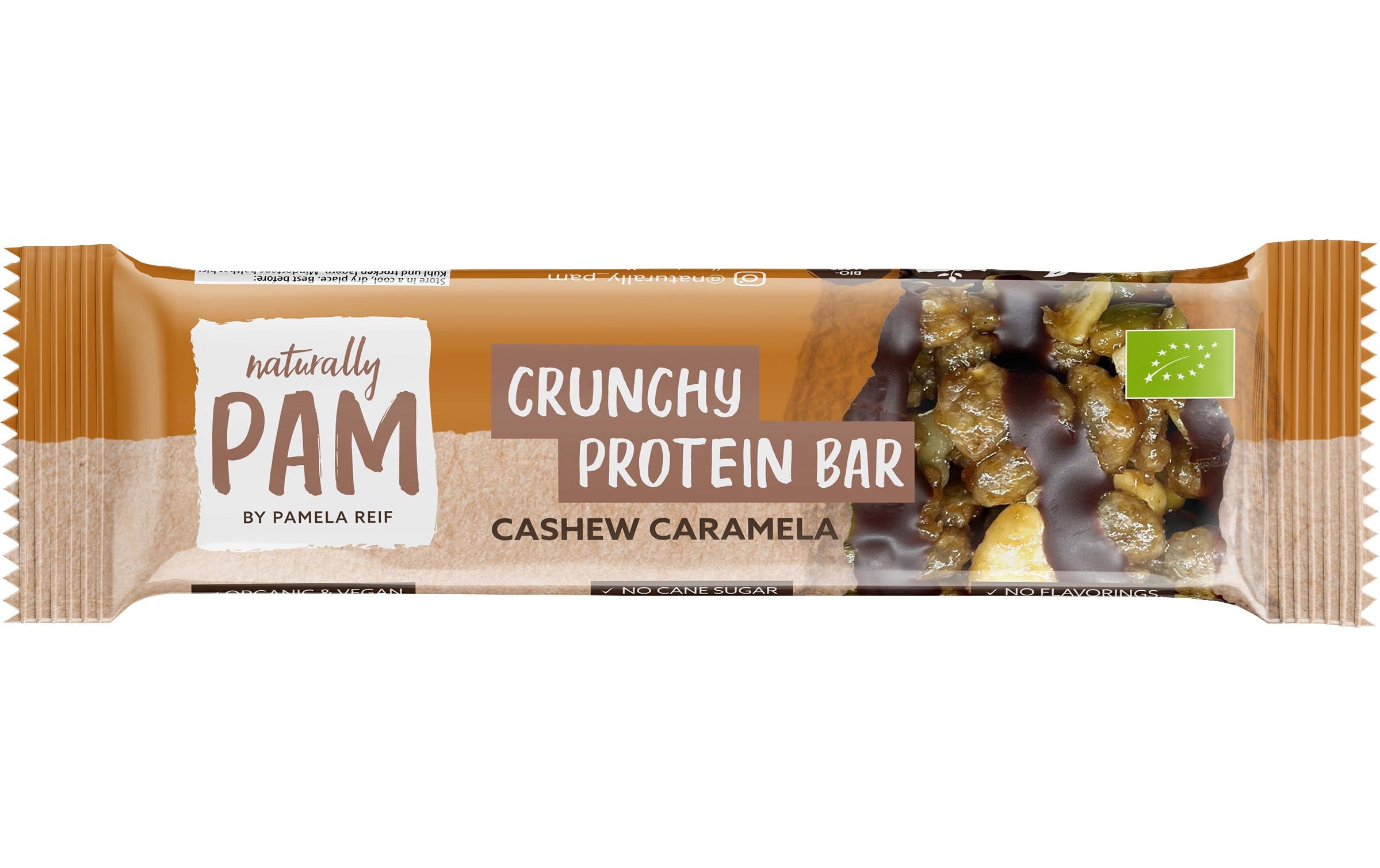 Naturally Pam Riegel Bio Crunchy Protein Cashew Caramel 12 x 30 g