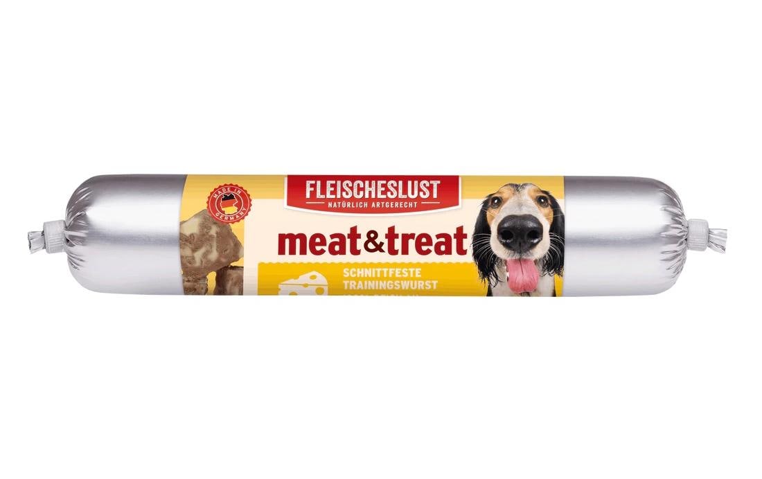 Fleischeslust Leckerli Meat & Treat Käswurst, 200 g