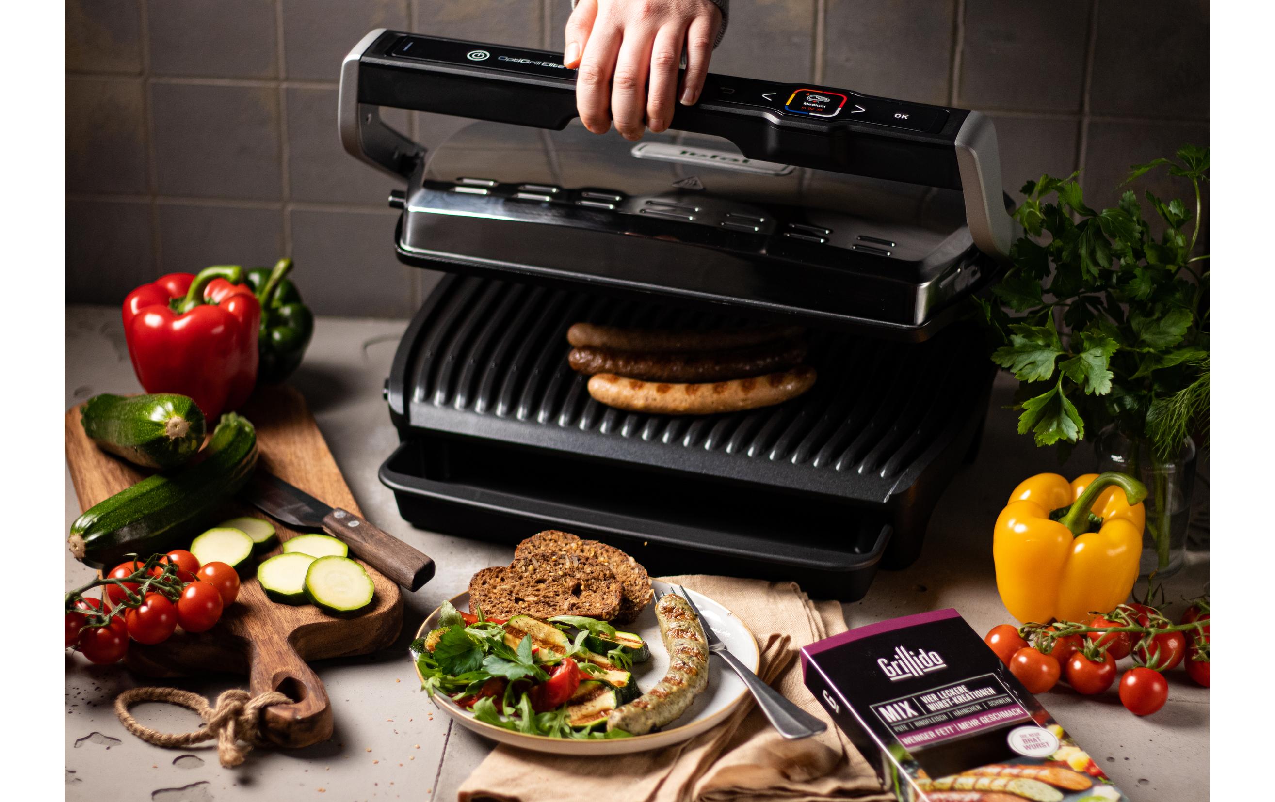 Tefal Kontaktgrill Optigrill Elite XL GC760D12 2200 W